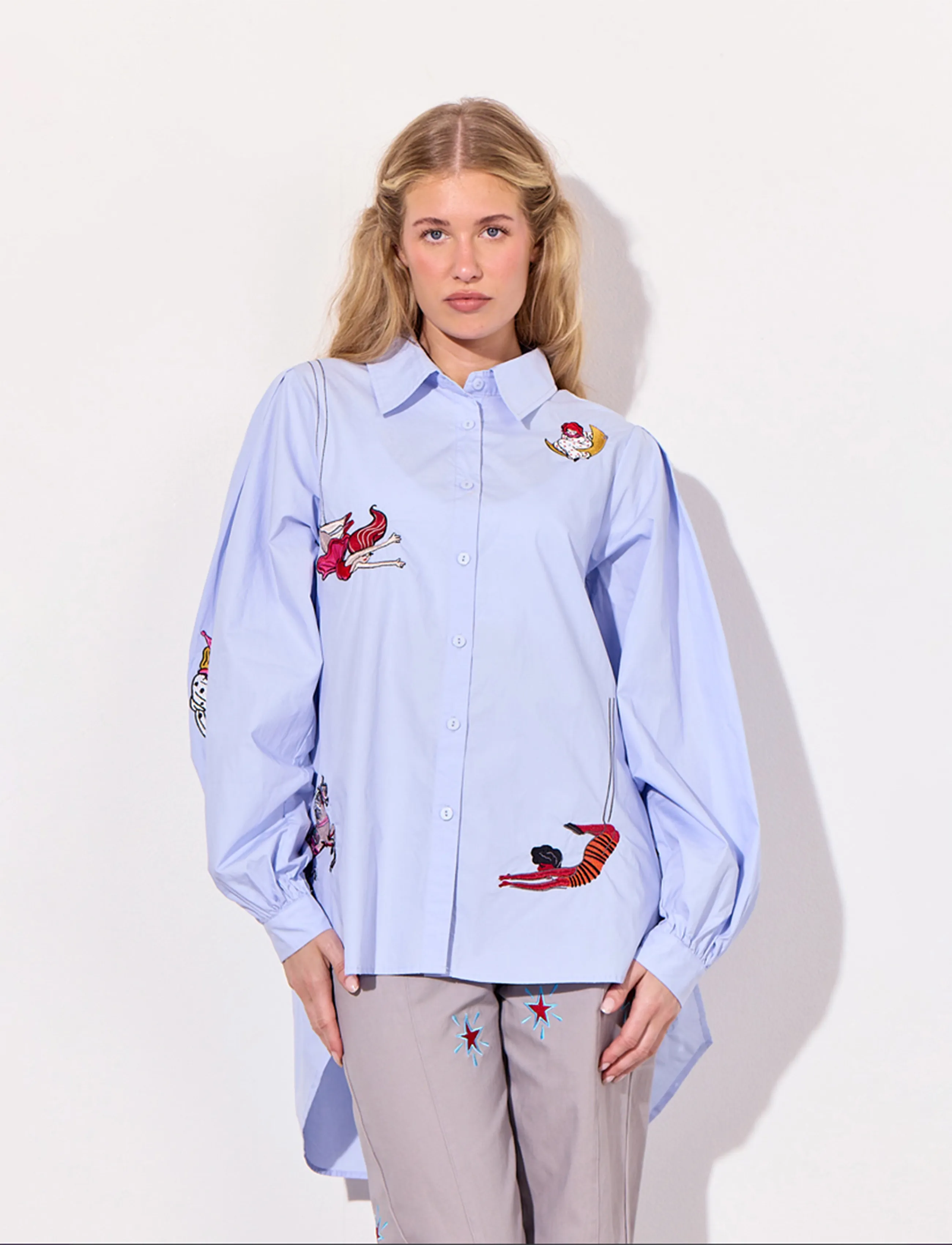 Hunkøn Sasha Shirt - Särgid - LIGHT BLUE / blue