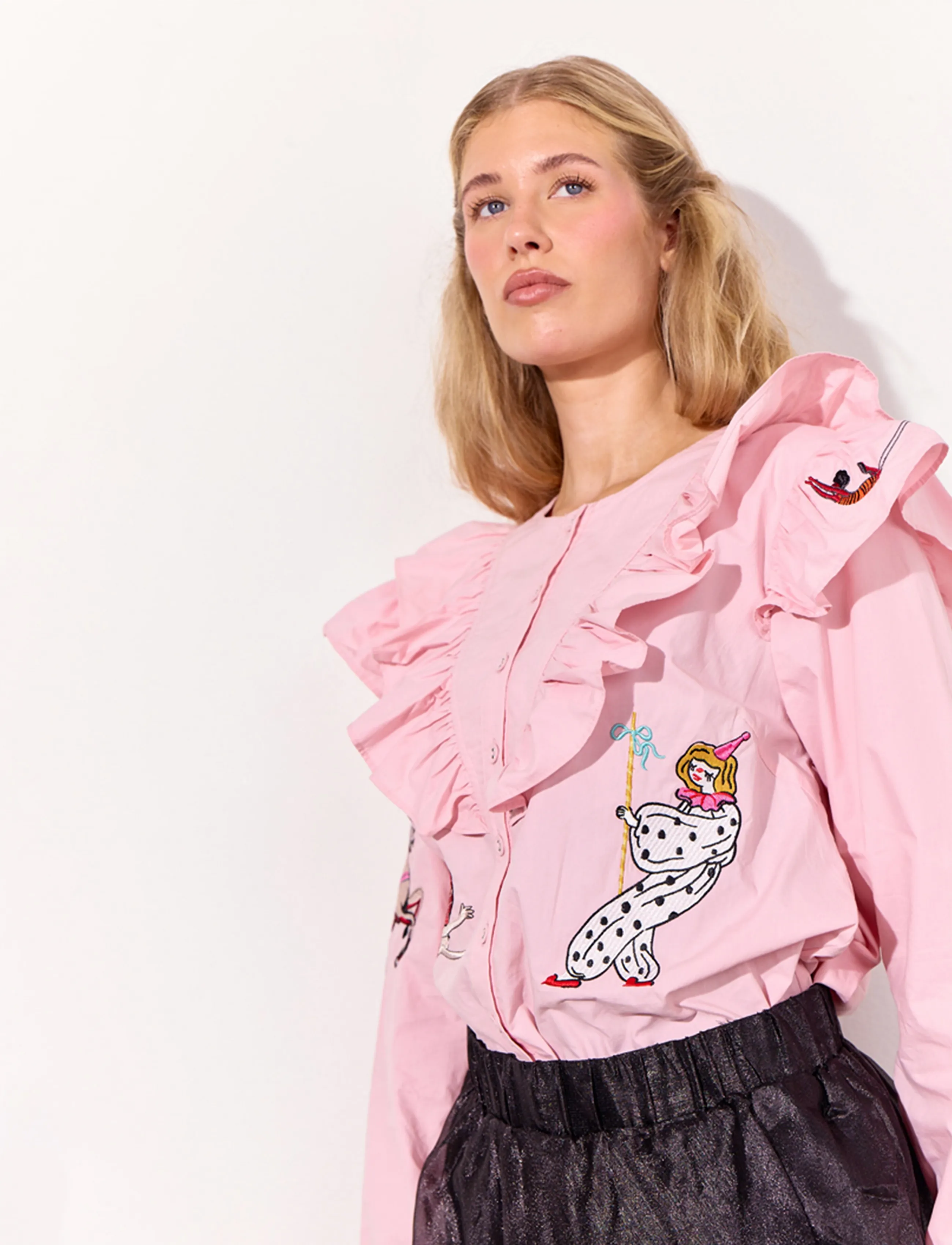 Hunkøn Nola Ruffle Shirt skjortor & blusar dam – bild 5
