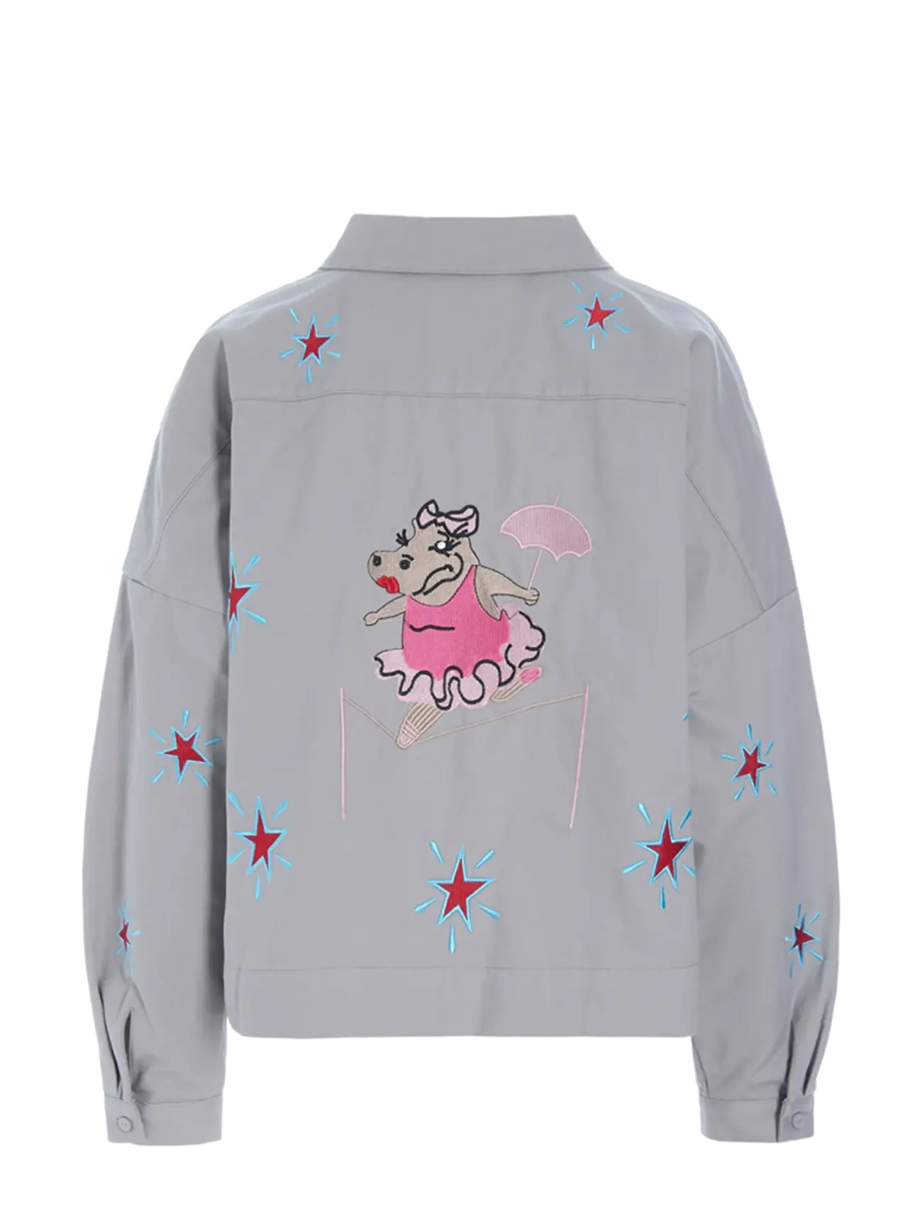 Hunkøn - Electra Shirt - long-sleeved shirts - grey - 2