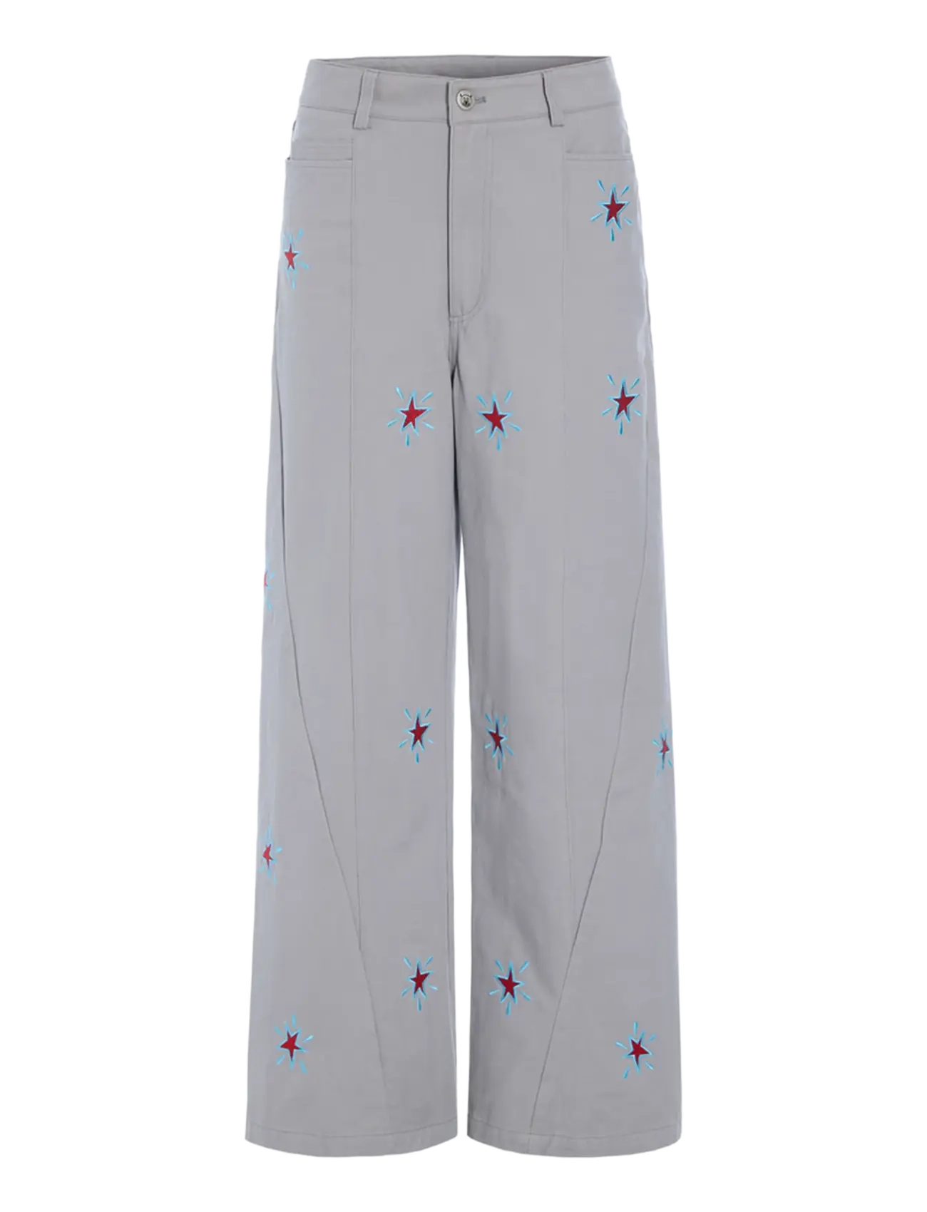 Hunkøn - Electra Trousers - laia säärega püksid - grey - 1
