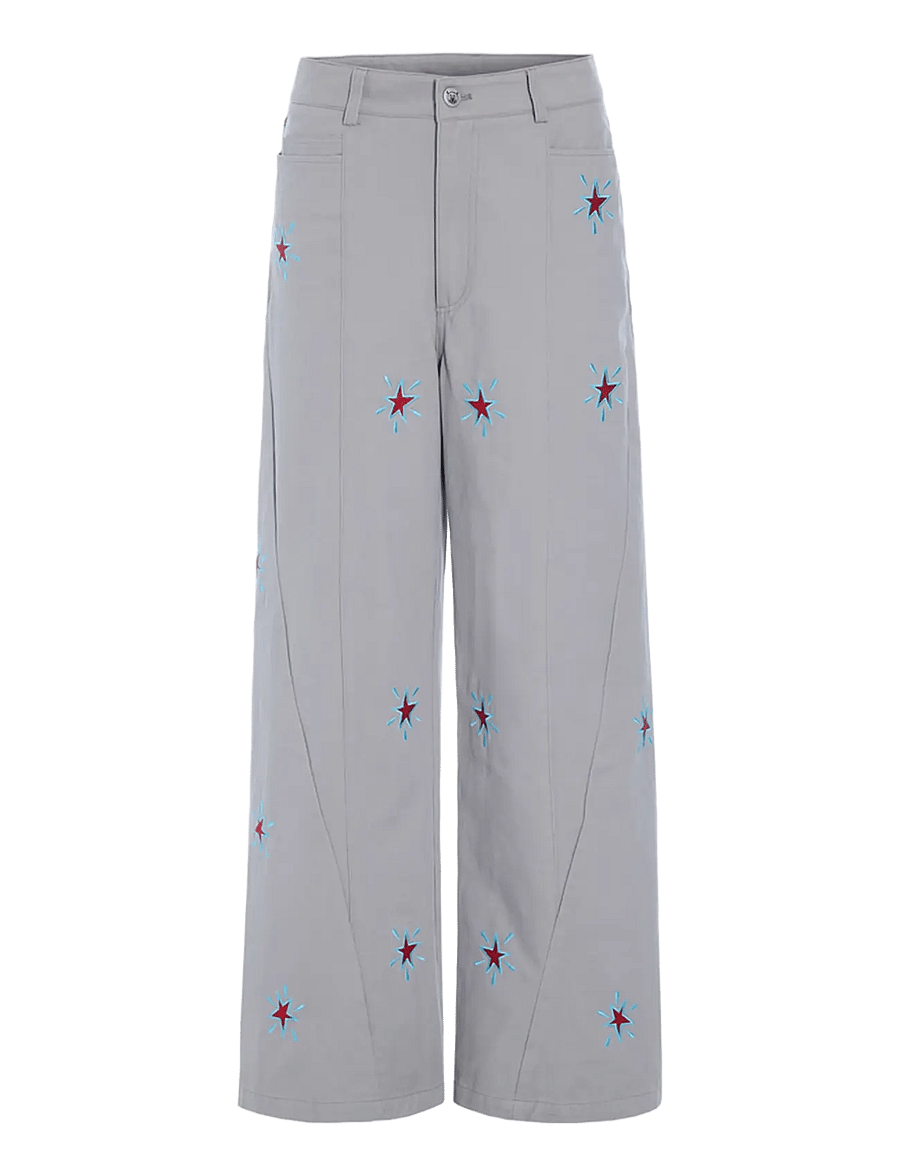 Hunkøn - Electra Trousers - laia säärega püksid - grey - 1