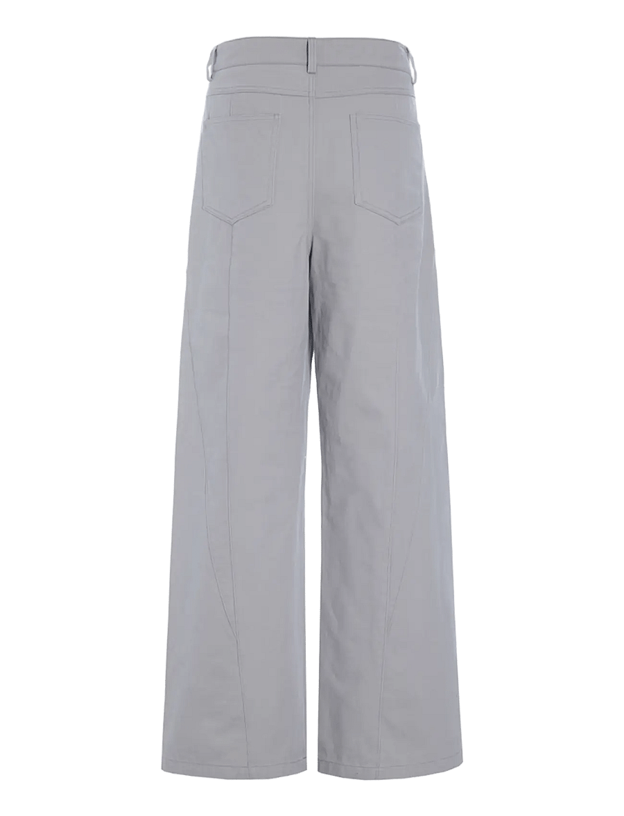 Hunkøn - Electra Trousers - laia säärega püksid - grey - 2
