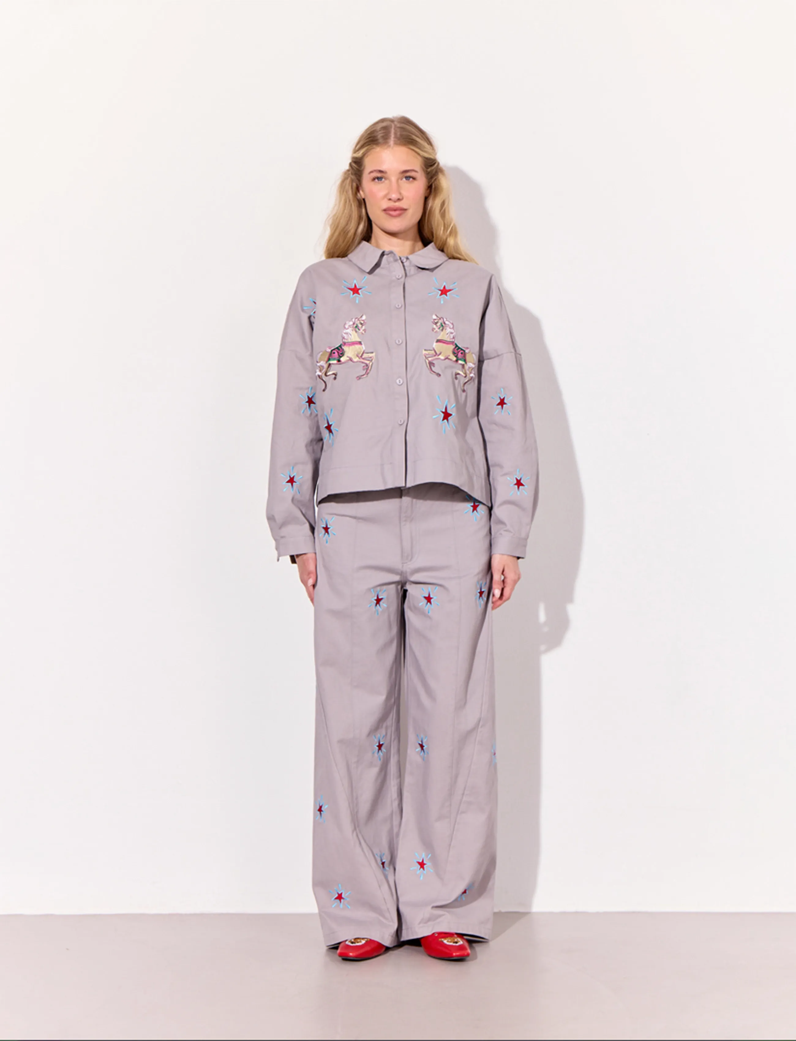 Hunkøn Electra Trousers - Igapäevane stiil - GREY / grey