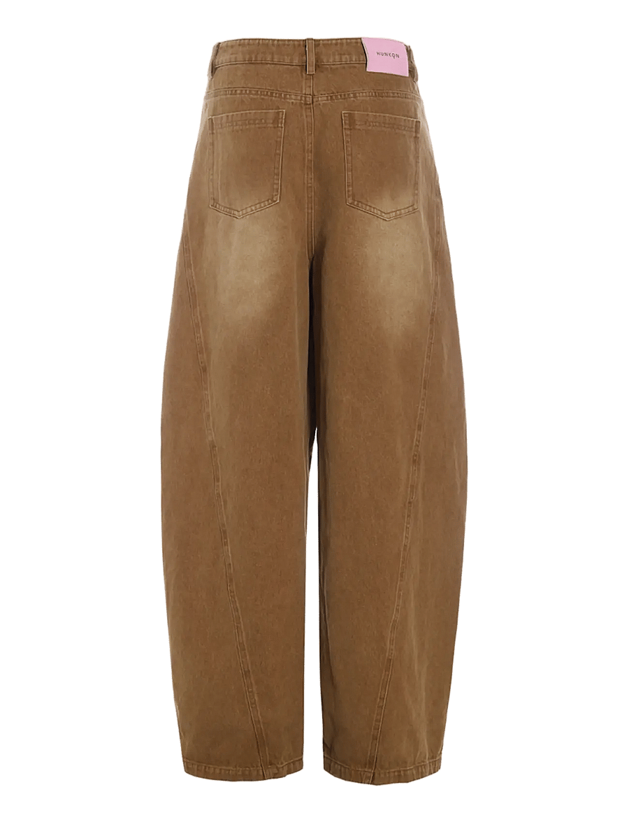 Hunkøn - Renata Barrel Jeans - brown - 2