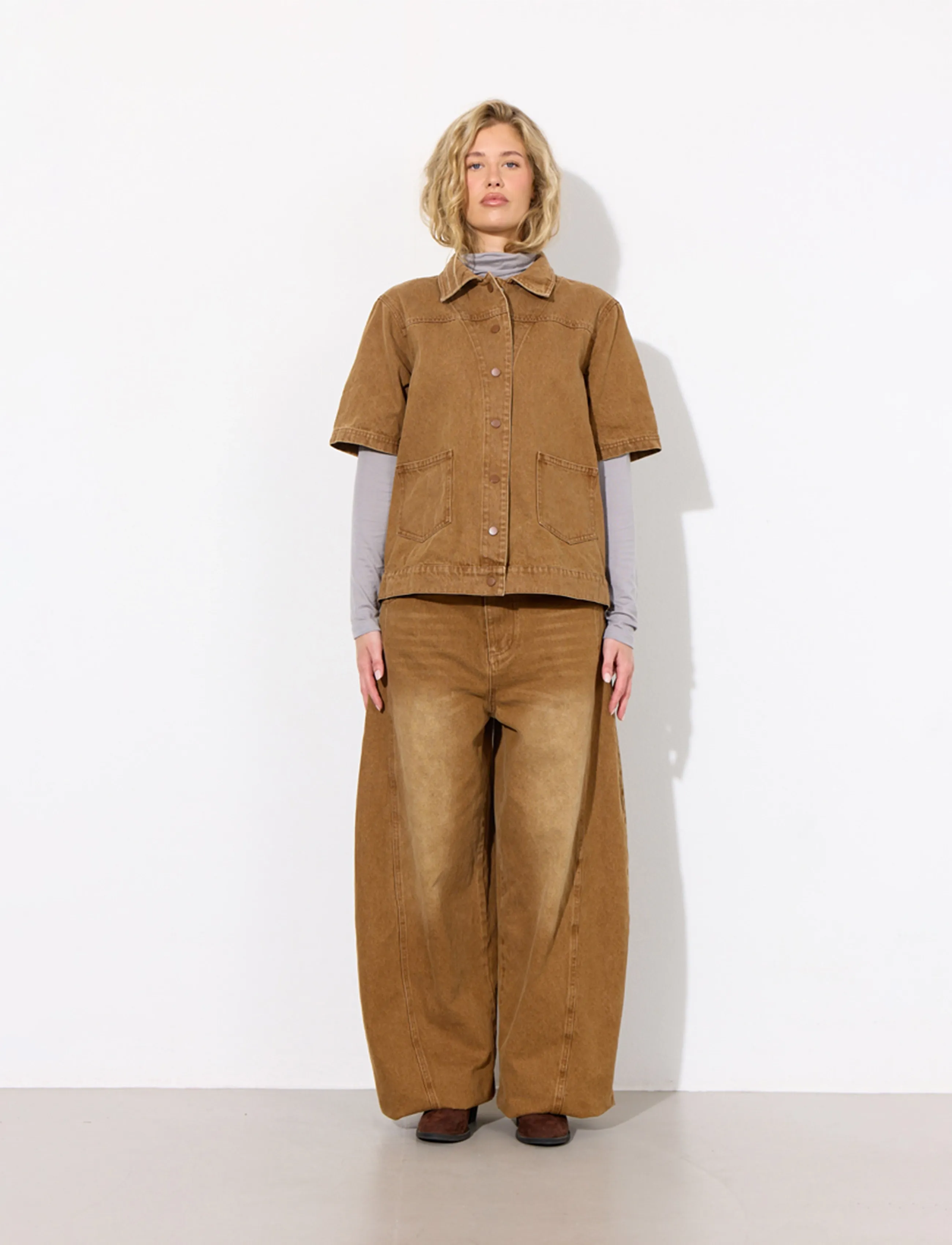 Hunkøn - Renata Barrel Jeans - brown - 4