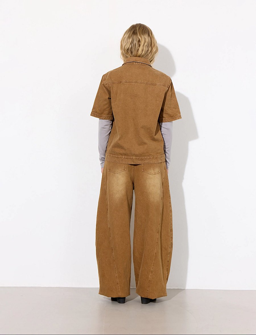 Hunkøn - Renata Barrel Jeans - brown - 5