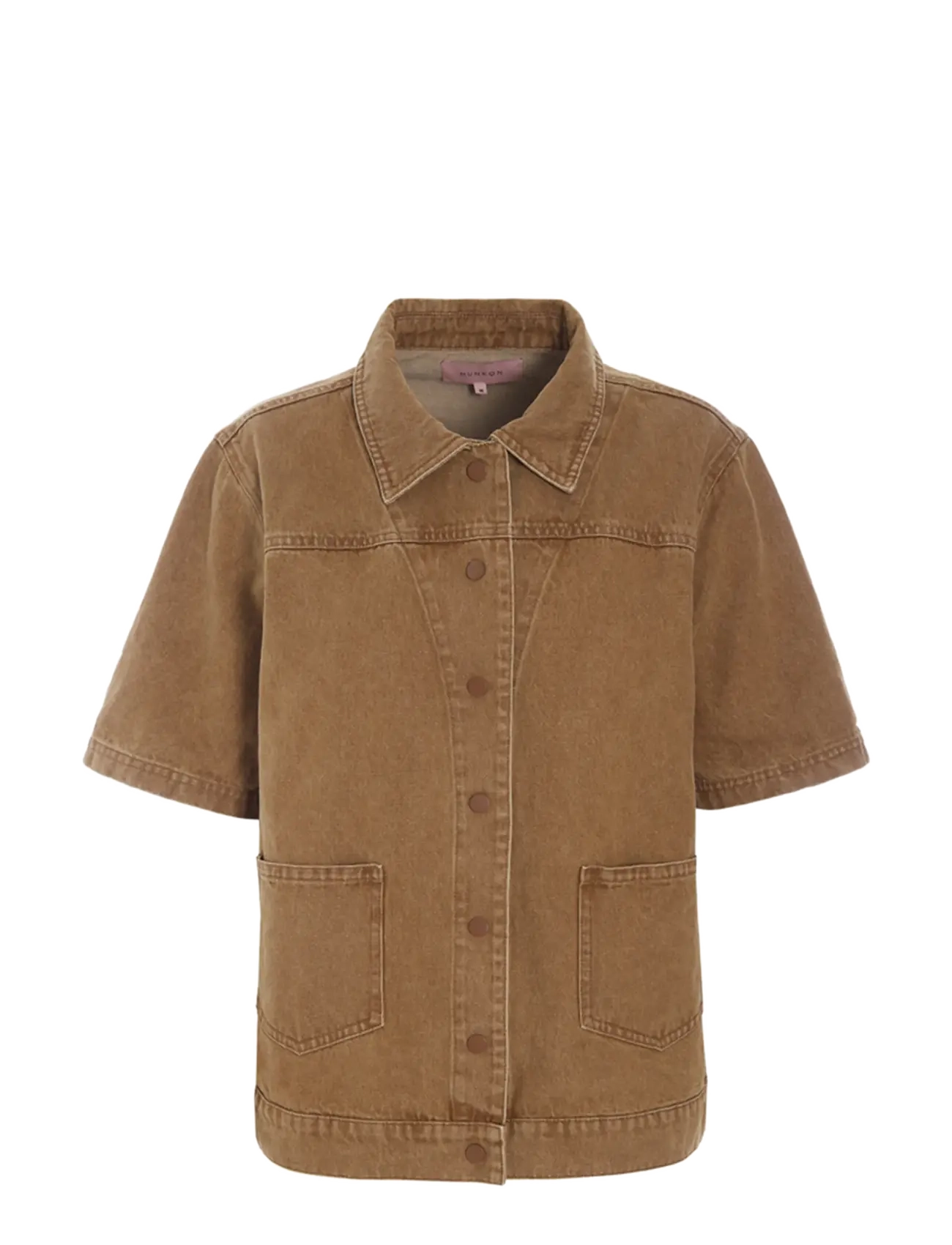 Hunkøn - Renata Shirt - overshirts - brown - 1