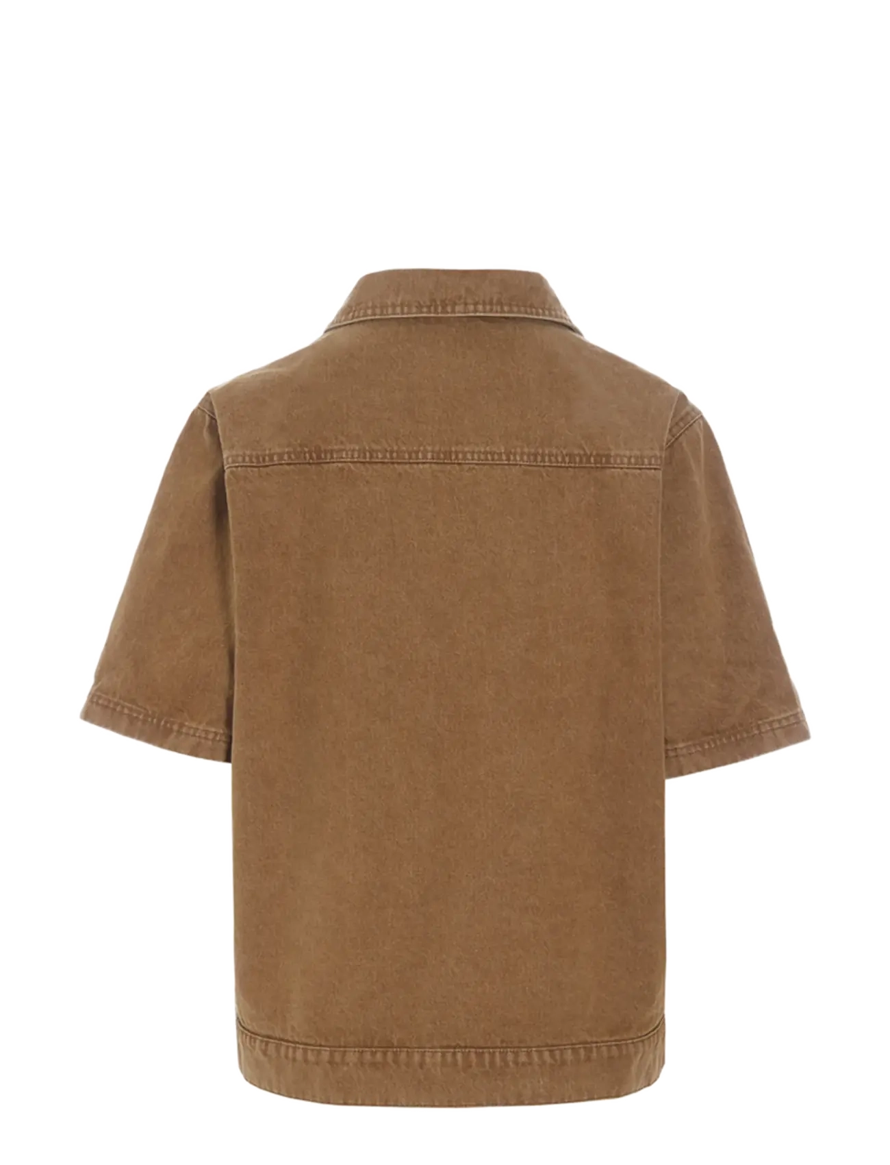 Hunkøn - Renata Shirt - overshirts - brown - 2