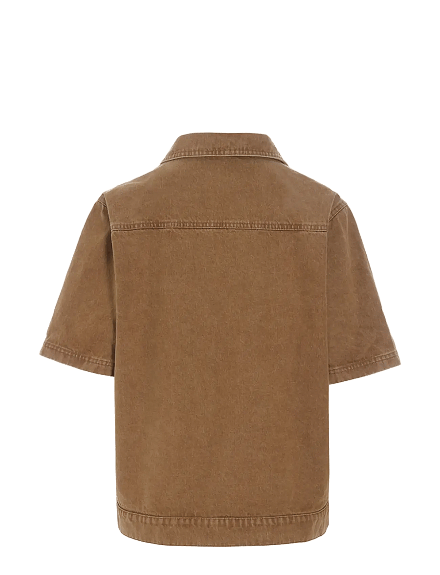 Hunkøn - Renata Shirt - overshirts - brown - 2
