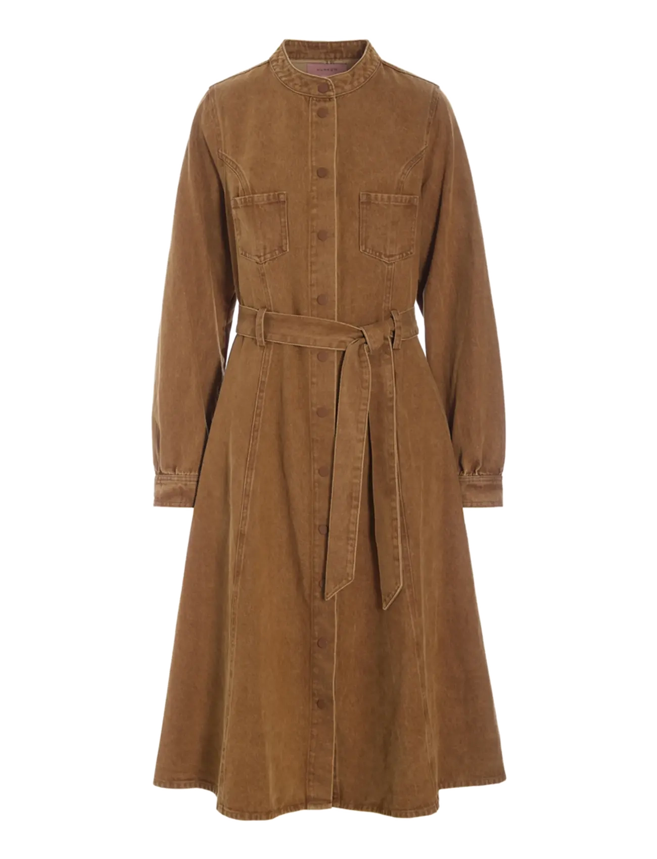 Hunkøn - Renata Dress - jeanskleider - brown - 1
