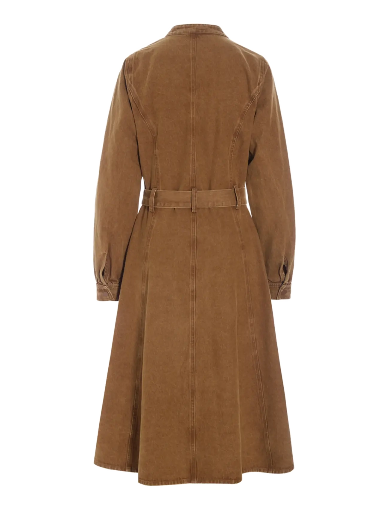 Hunkøn - Renata Dress - jeanskleider - brown - 2