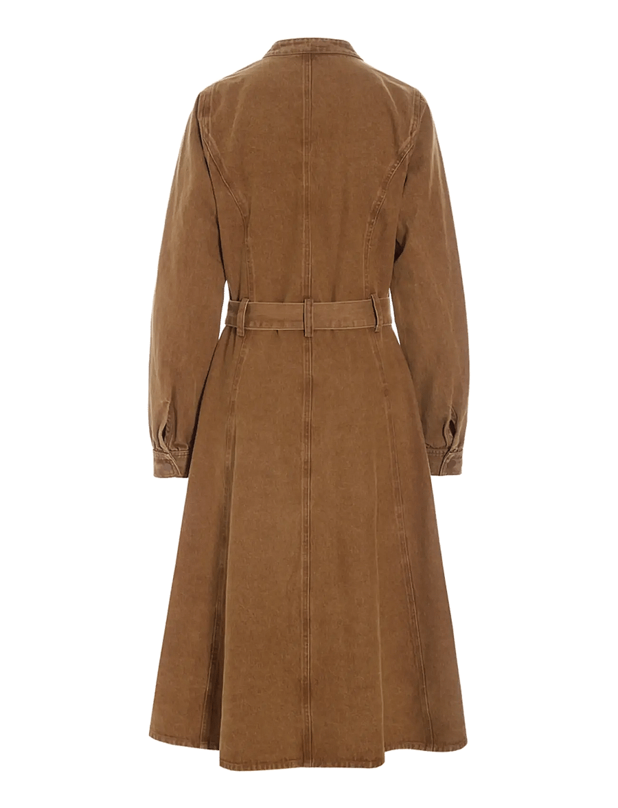 Hunkøn - Renata Dress - jeanskleider - brown - 2