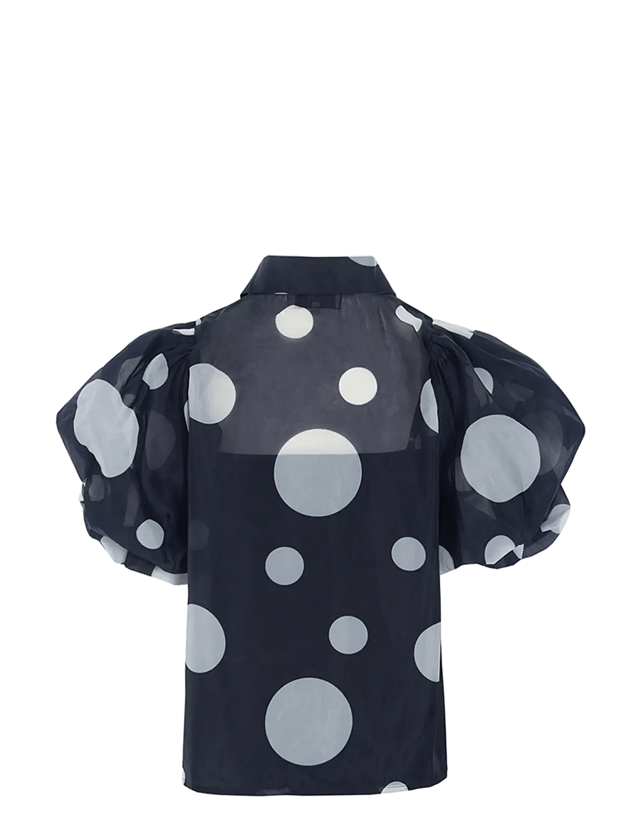 Hunkøn - Blair Shirt - short-sleeved blouses - black - 2