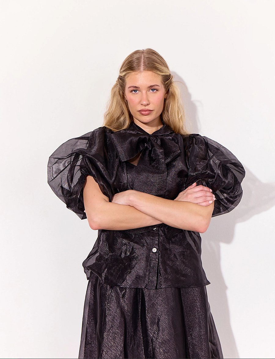 Hunkøn - Zinnia Shirt - besondere anlässe - black - 5