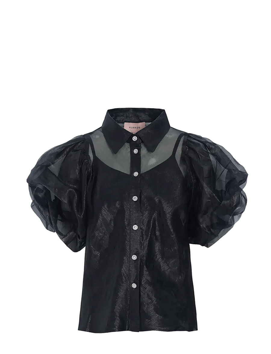 Hunkøn - Zinnia Shirt - besondere anlässe - black - 3