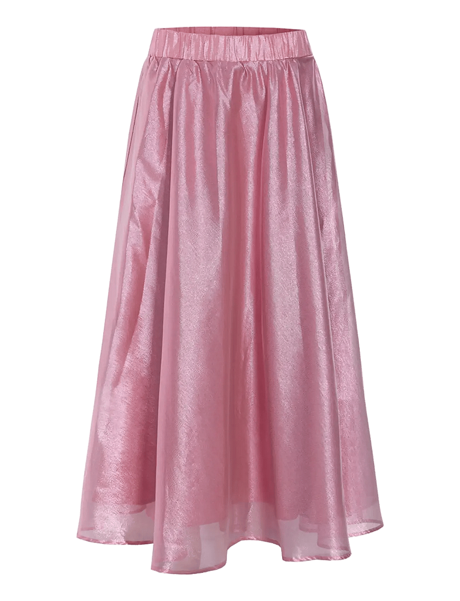 Hunkøn - Zinnia Long Skirt - maxi röcke - dusty rose - 1