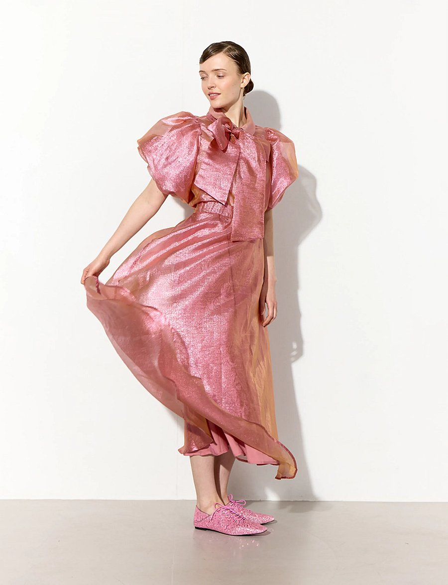 Hunkøn - Zinnia Long Skirt - maxi röcke - dusty rose - 4