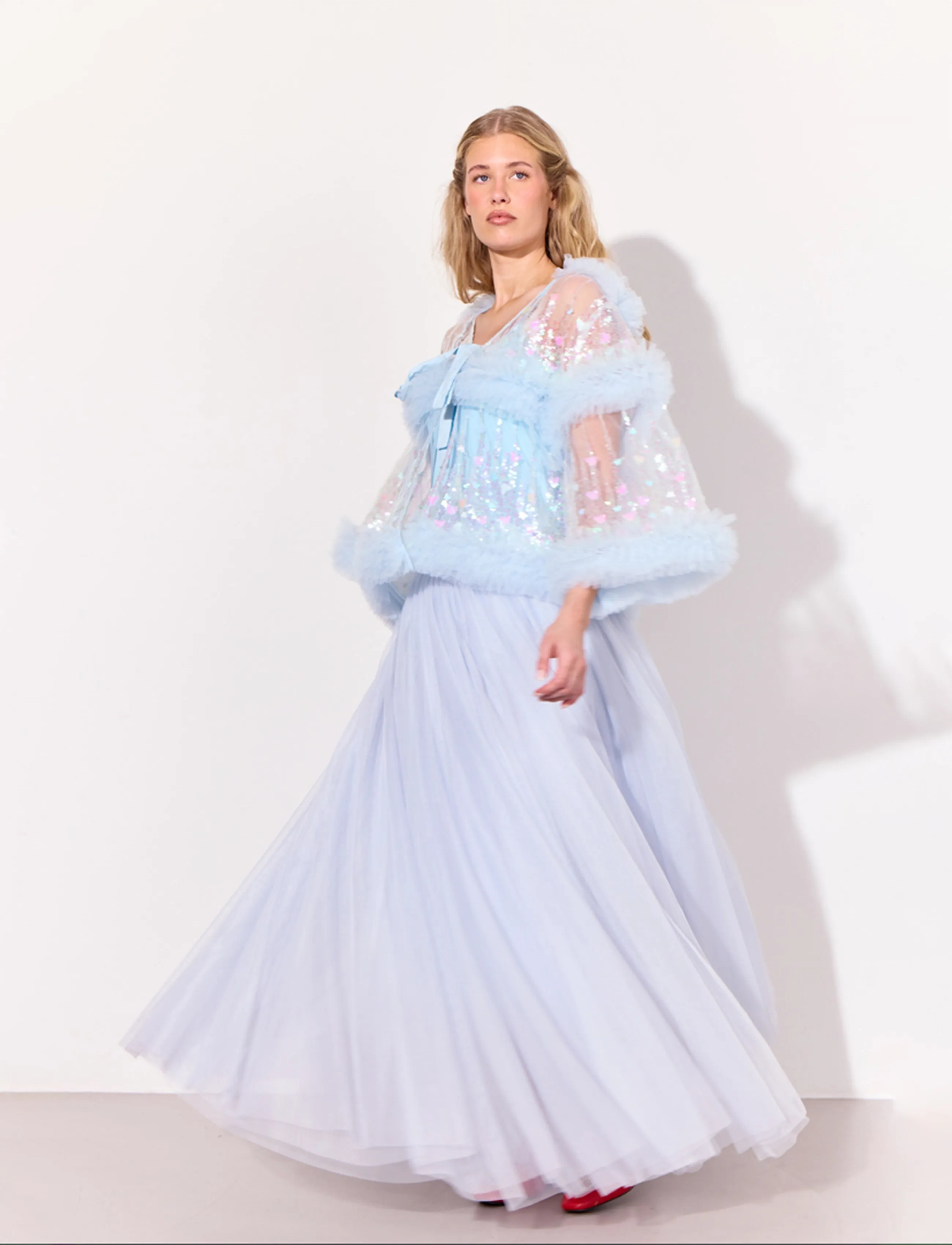 Hunkøn - Bridget Skirt - maksiseelikud - soft blue - 5