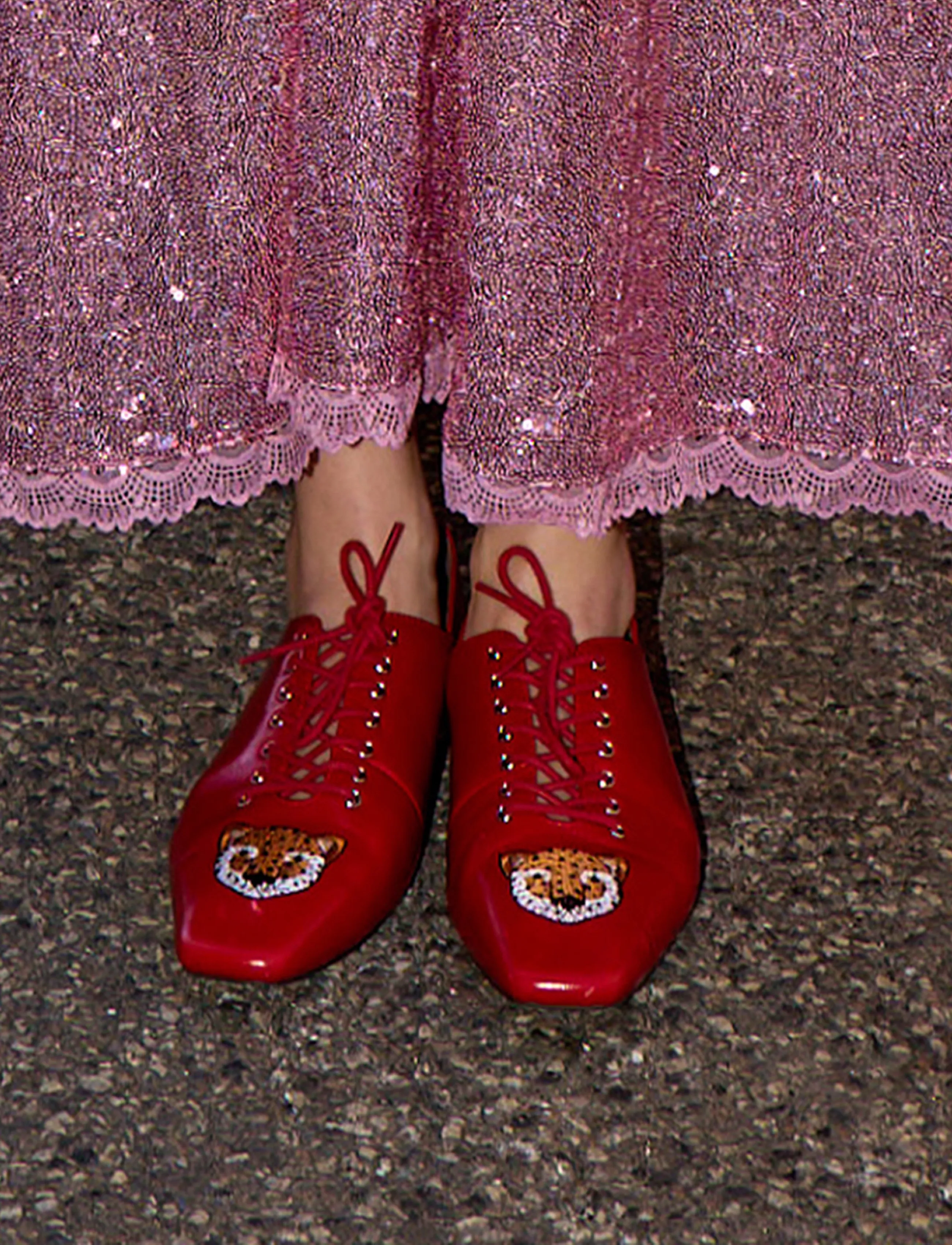 Hunkøn Elfrida Shoes - Hunkøn - RED / red
