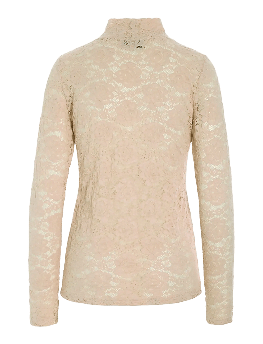 Hunkøn - Ronja Blouse - langærmede bluser - beige - 2