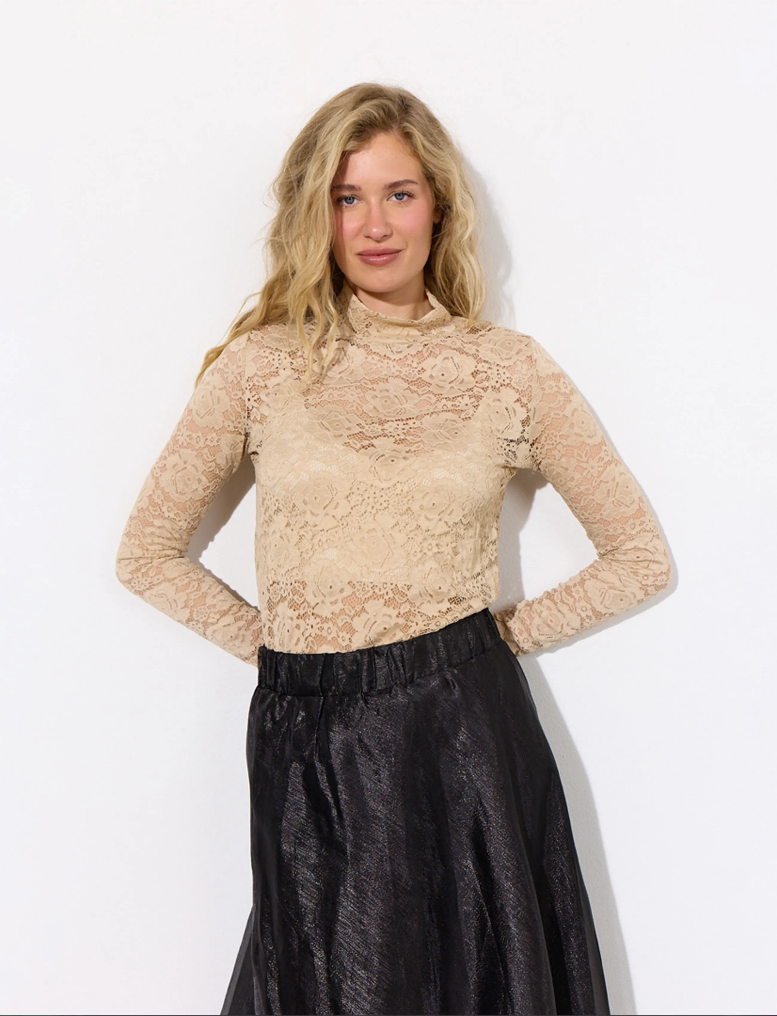 Hunkøn Ronja Blouse - Blusar - BEIGE / beige
