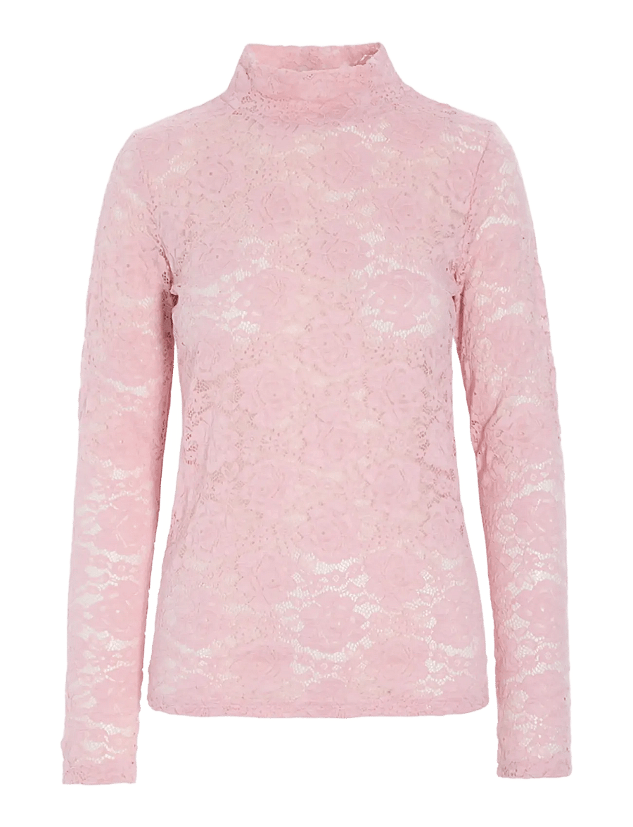 Hunkøn - Ronja Blouse - long sleeved blouses - rose - 1