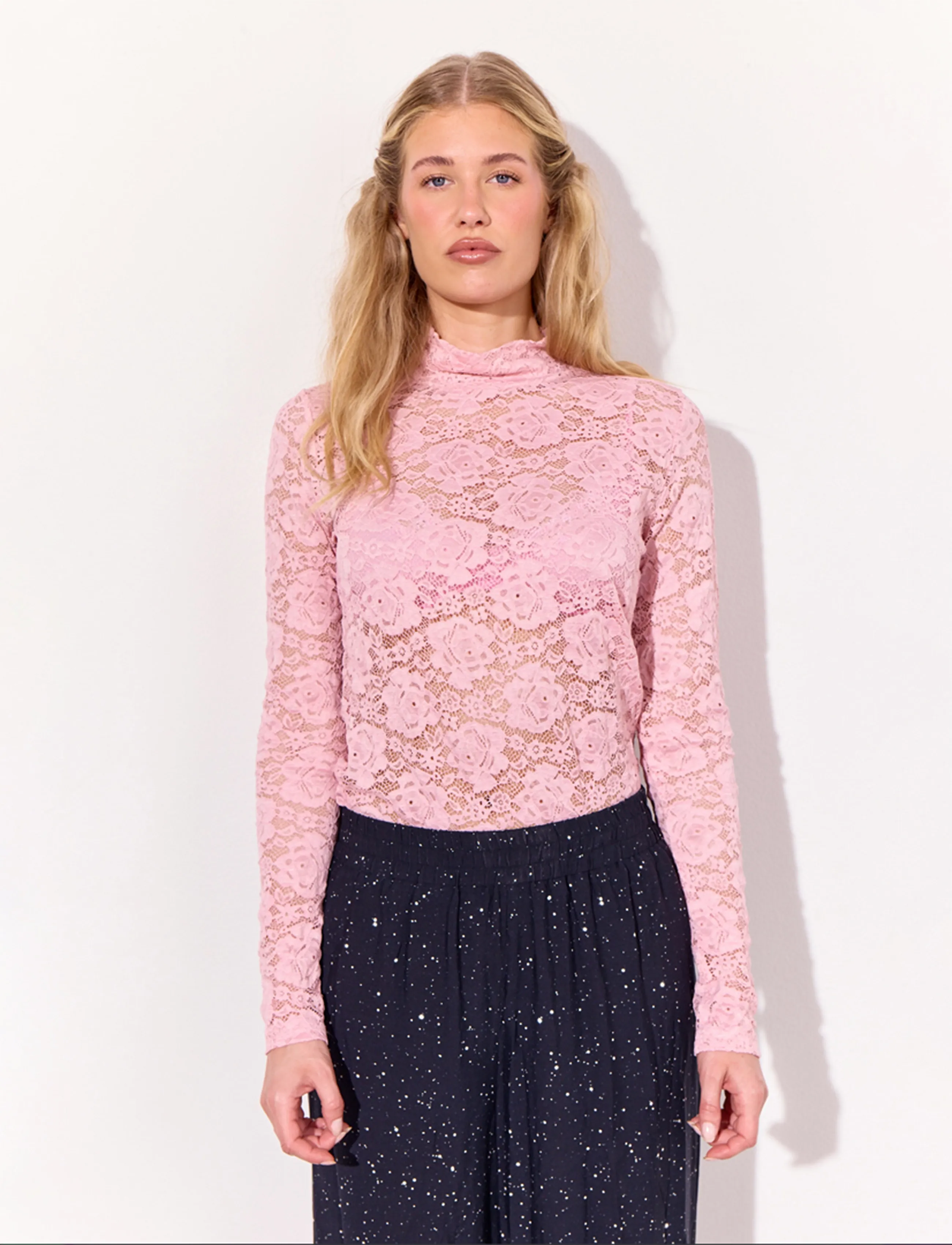 Hunkøn - Ronja Blouse - long sleeved blouses - rose - 3