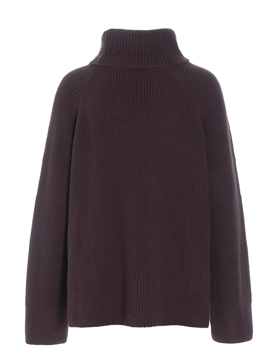 Hunkøn - Jules Knit Blouse - stickade tröjor - chestnut - 2