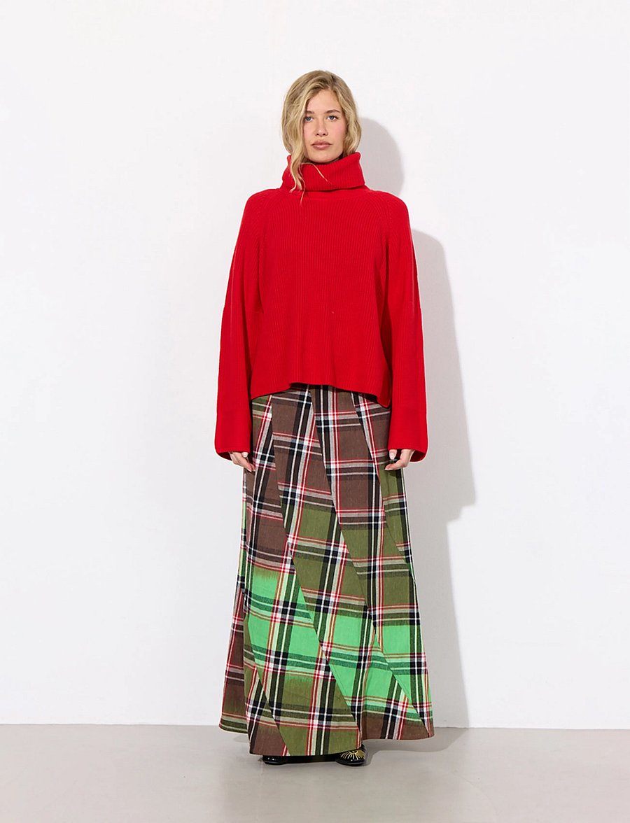 Hunkøn - Jules Knit Blouse - kampsunid - red - 4