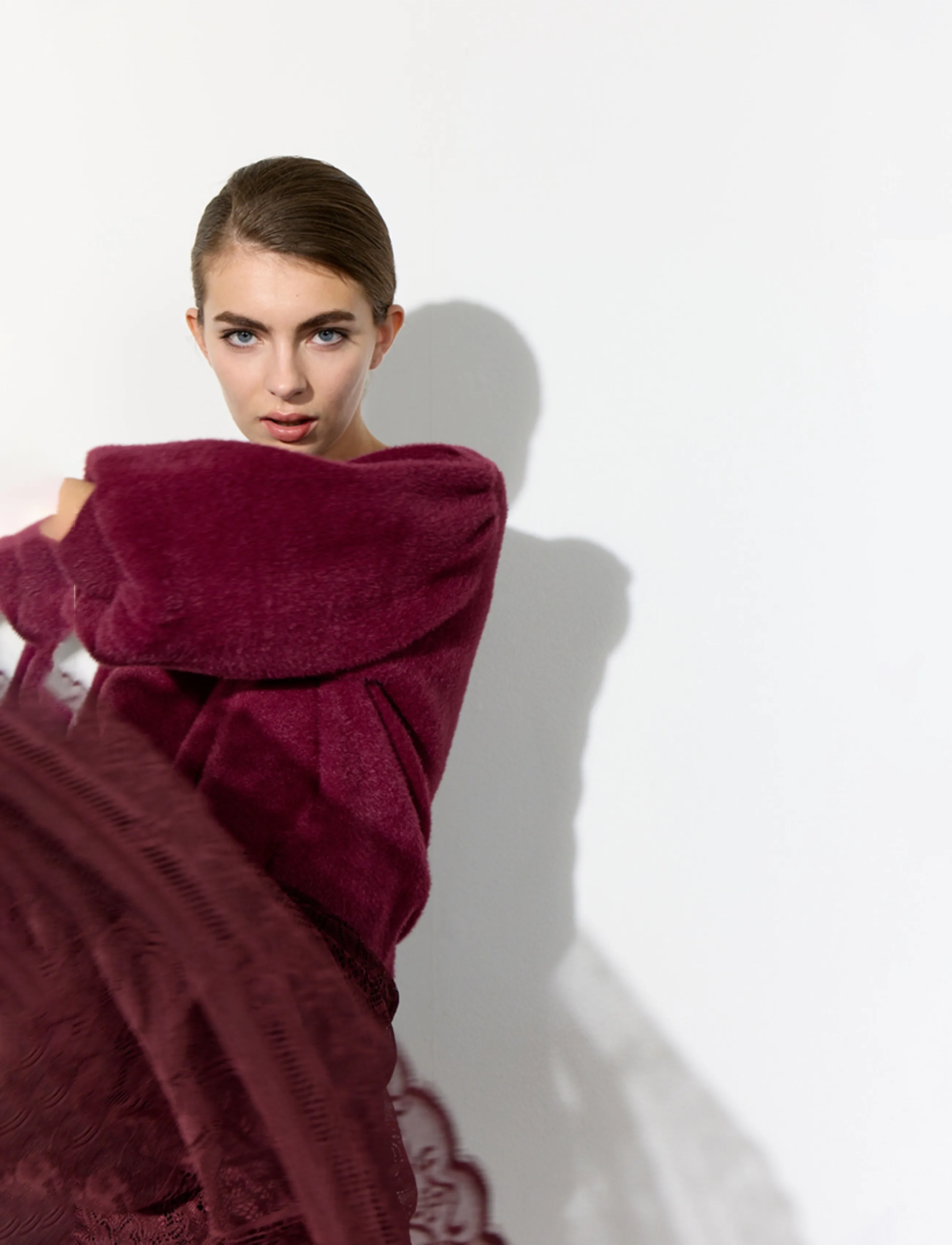 Hunkøn - Enya Knit Blouse - oxblood - 5