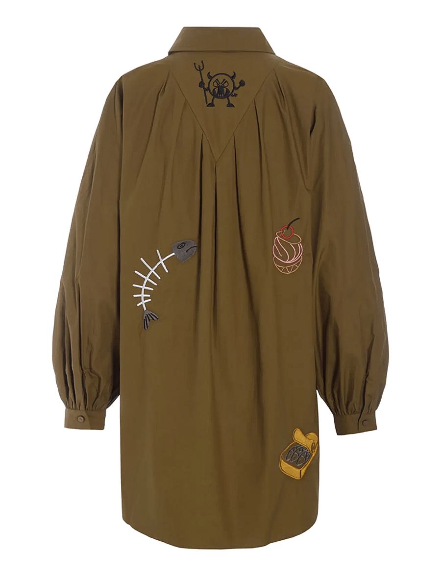 Hunkøn - Sasha Shirt - langärmlige hemden - olive - 2