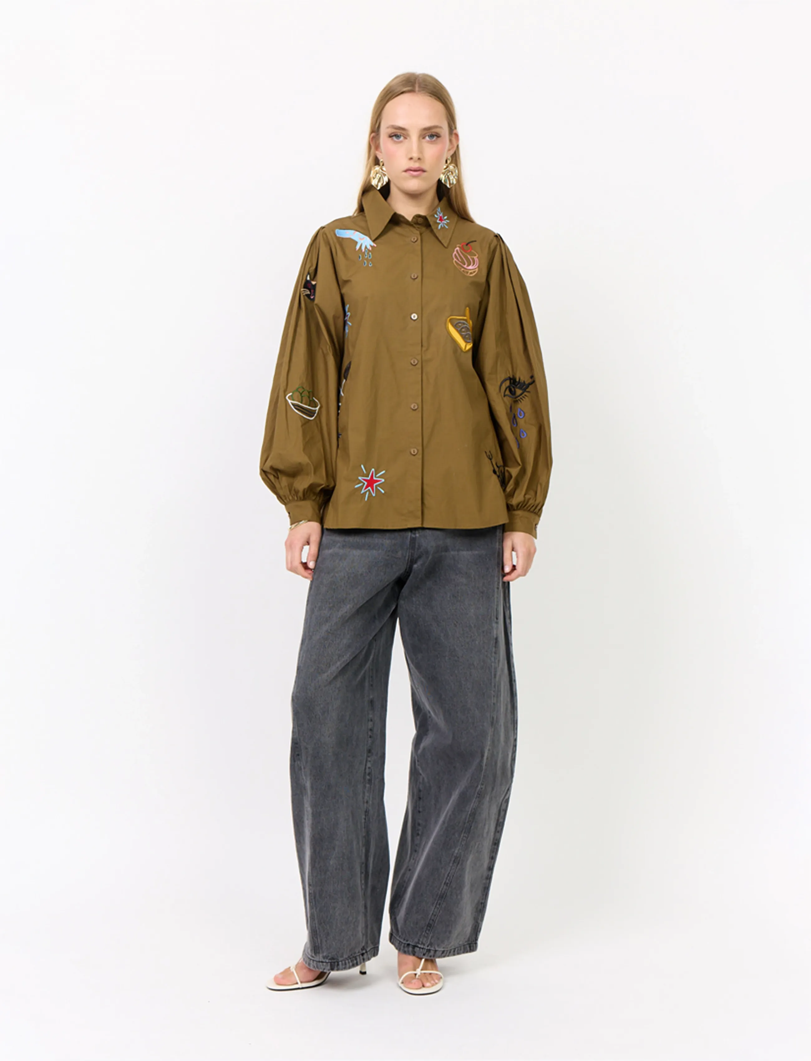 Hunkøn - Sasha Shirt - olive - 3