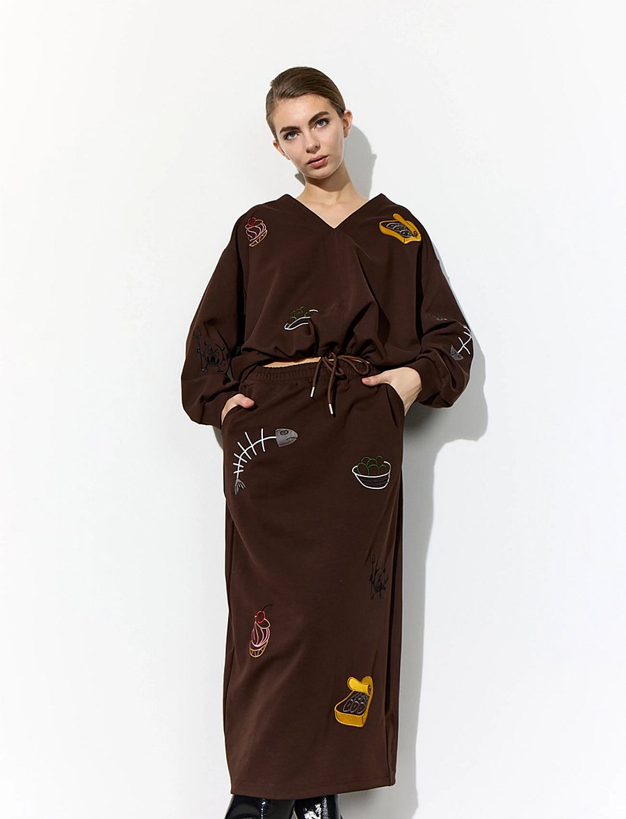 Hunkøn - Chili Skirt - brown - 0
