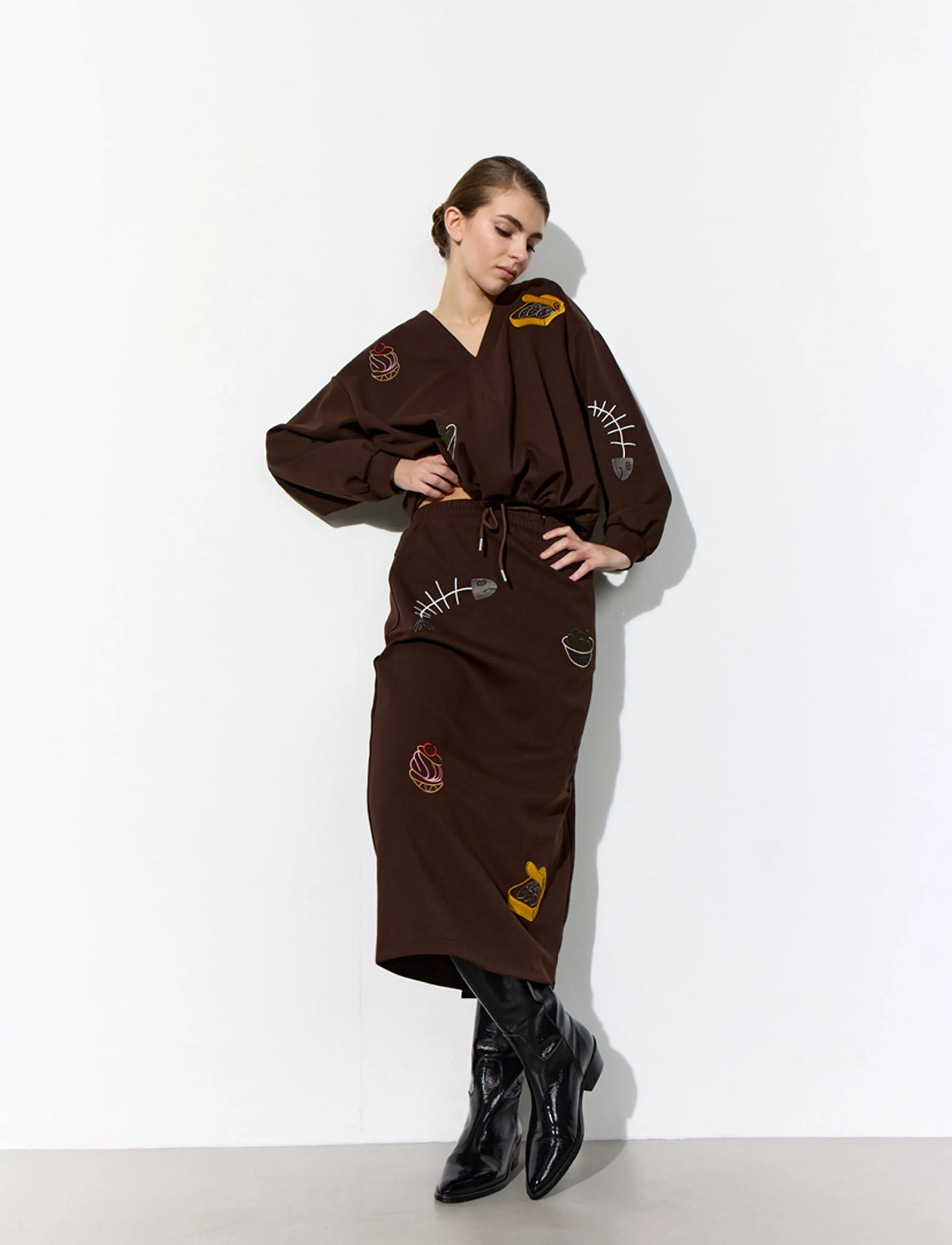 Hunkøn - Chili Skirt - brown - 3