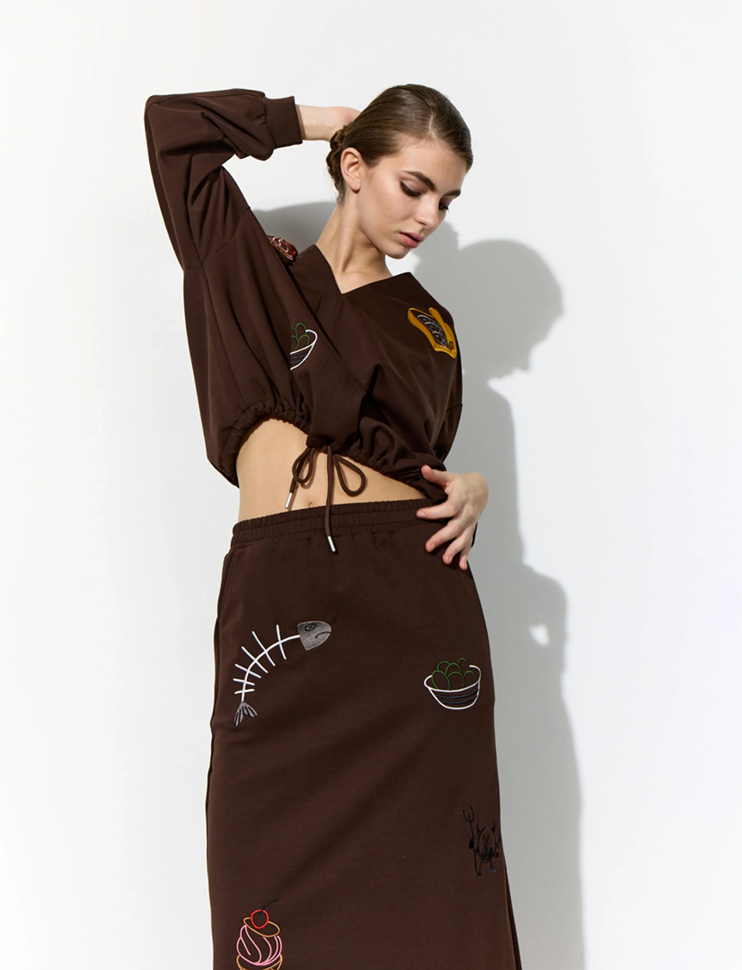 Hunkøn - Chili Skirt - brown - 4