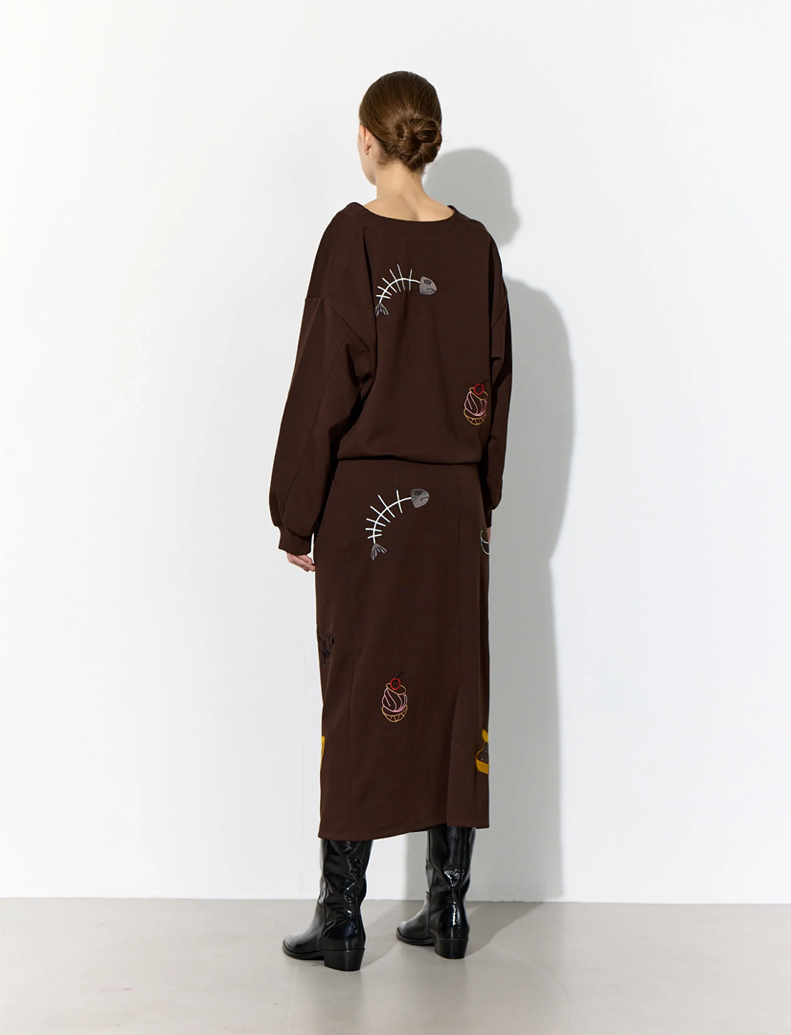 Hunkøn - Chili Skirt - brown - 5