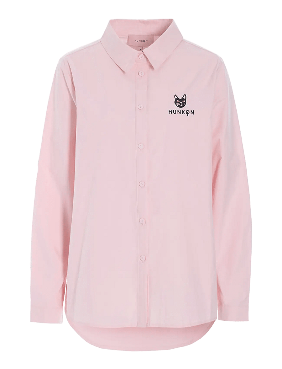 Hunkøn - Esme Shirt - langærmede skjorter - rose - 1
