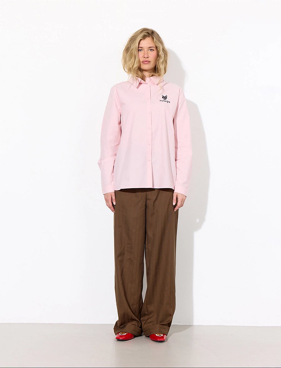 Hunkøn - Esme Shirt - langærmede skjorter - rose - 5