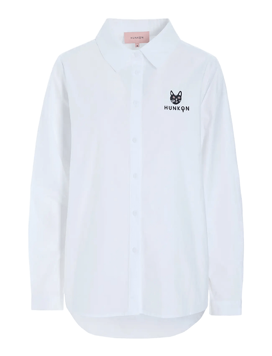 Hunkøn - Esme Shirt - langärmlige hemden - white - 1