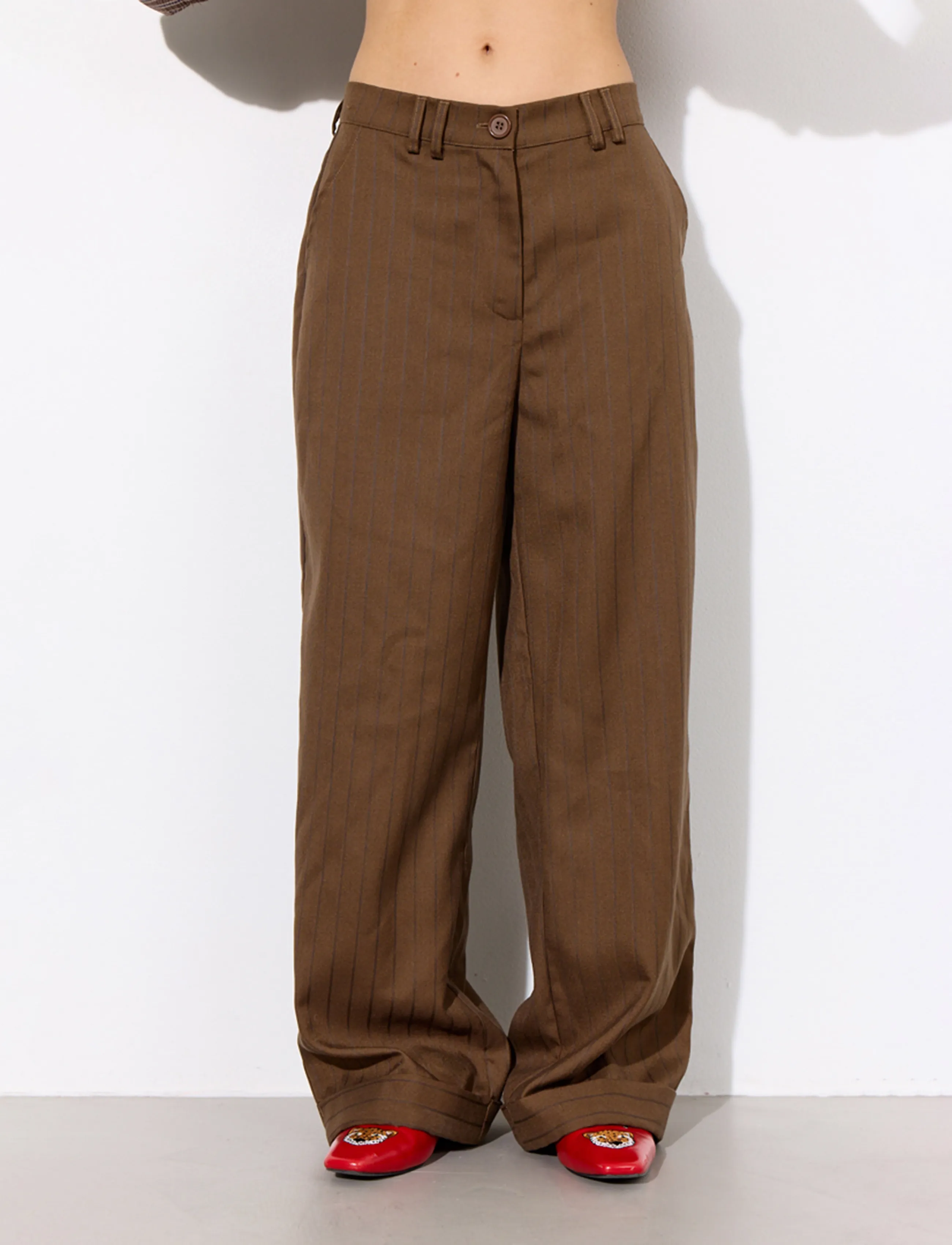 Hunkøn Irena Trousers - Hosen - BROWN / brown