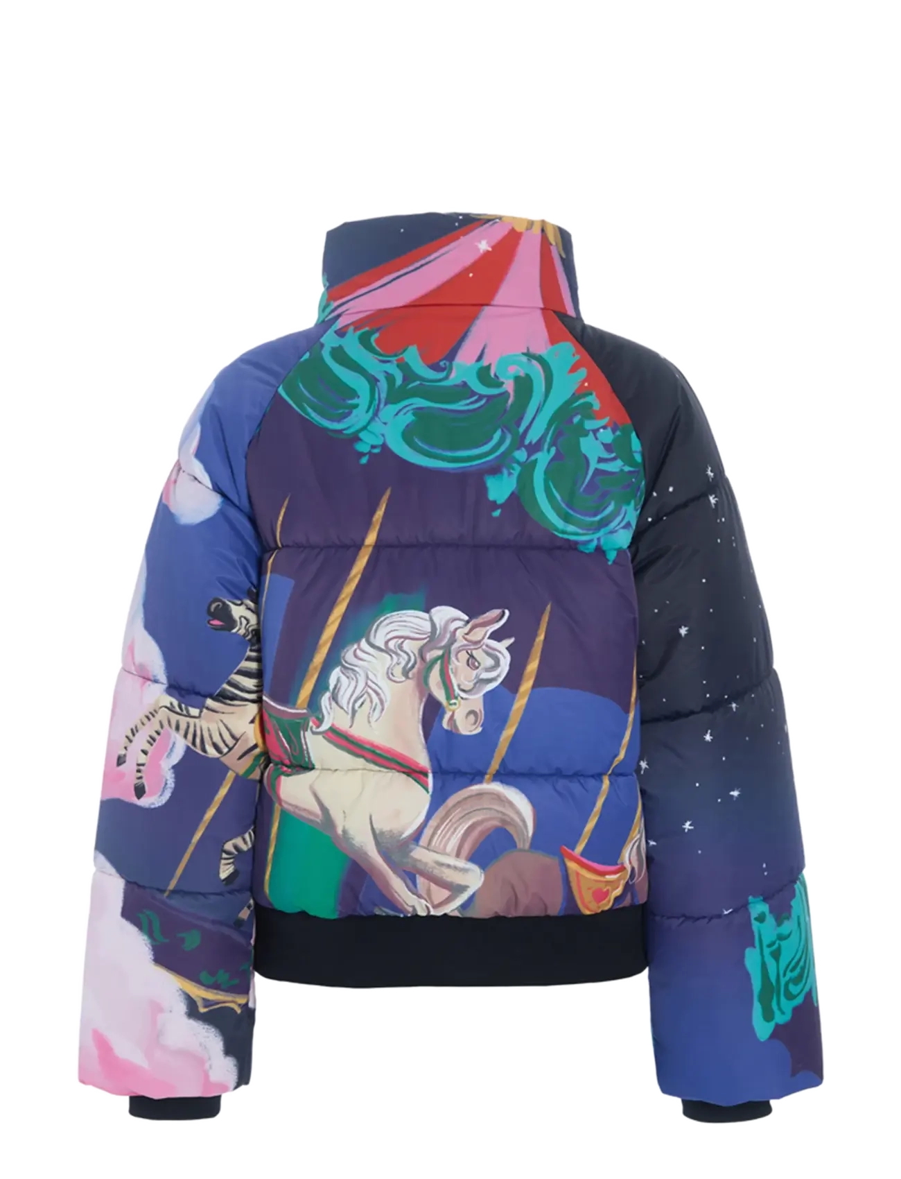 Hunkøn - Kiwi Short Bomber - winter jackets - dream fairground art print - 2
