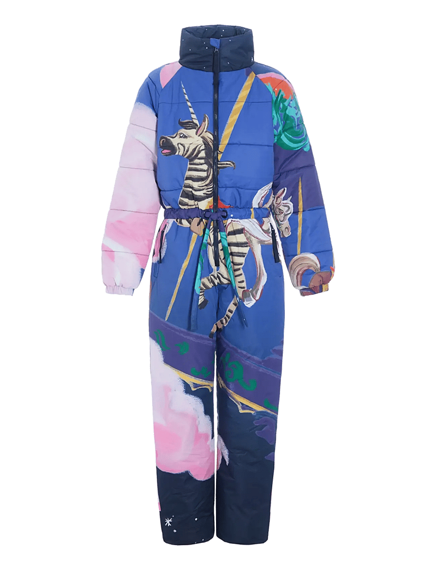 Hunkøn - Kiwi Snowsuit - steppjacken - dream fairground art print - 1