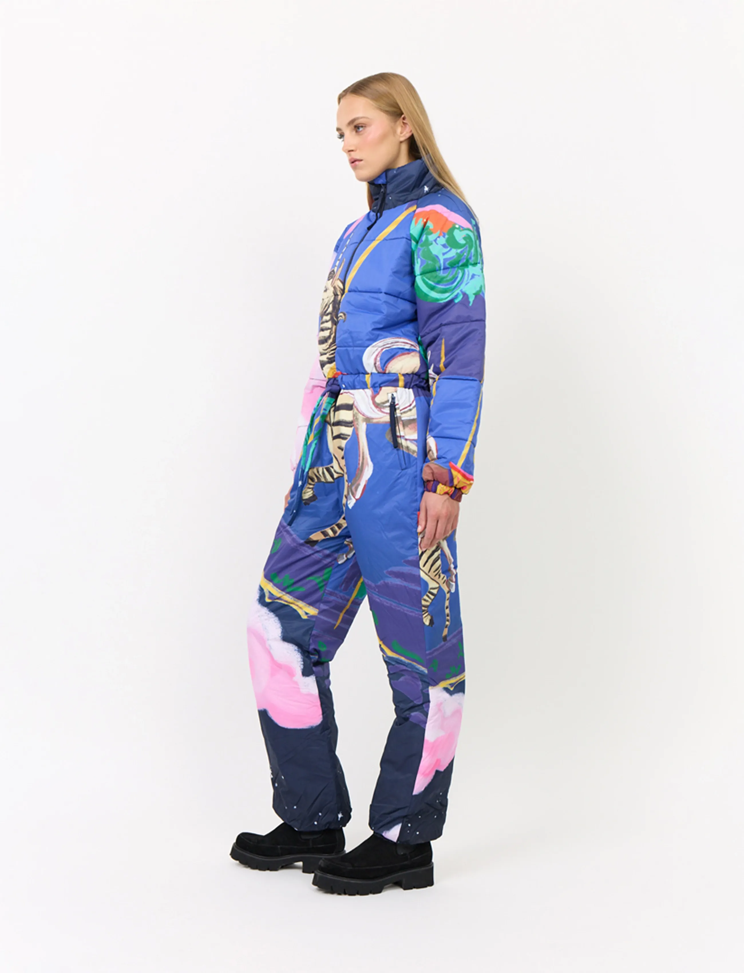 Hunkøn - Kiwi Snowsuit - steppjacken - dream fairground art print - 3