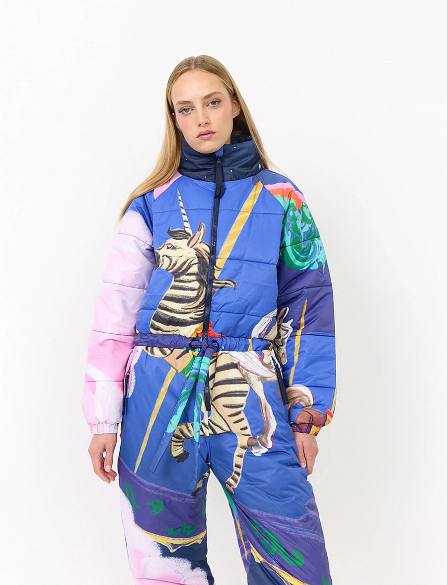 Hunkøn - Kiwi Snowsuit - steppjacken - dream fairground art print - 4