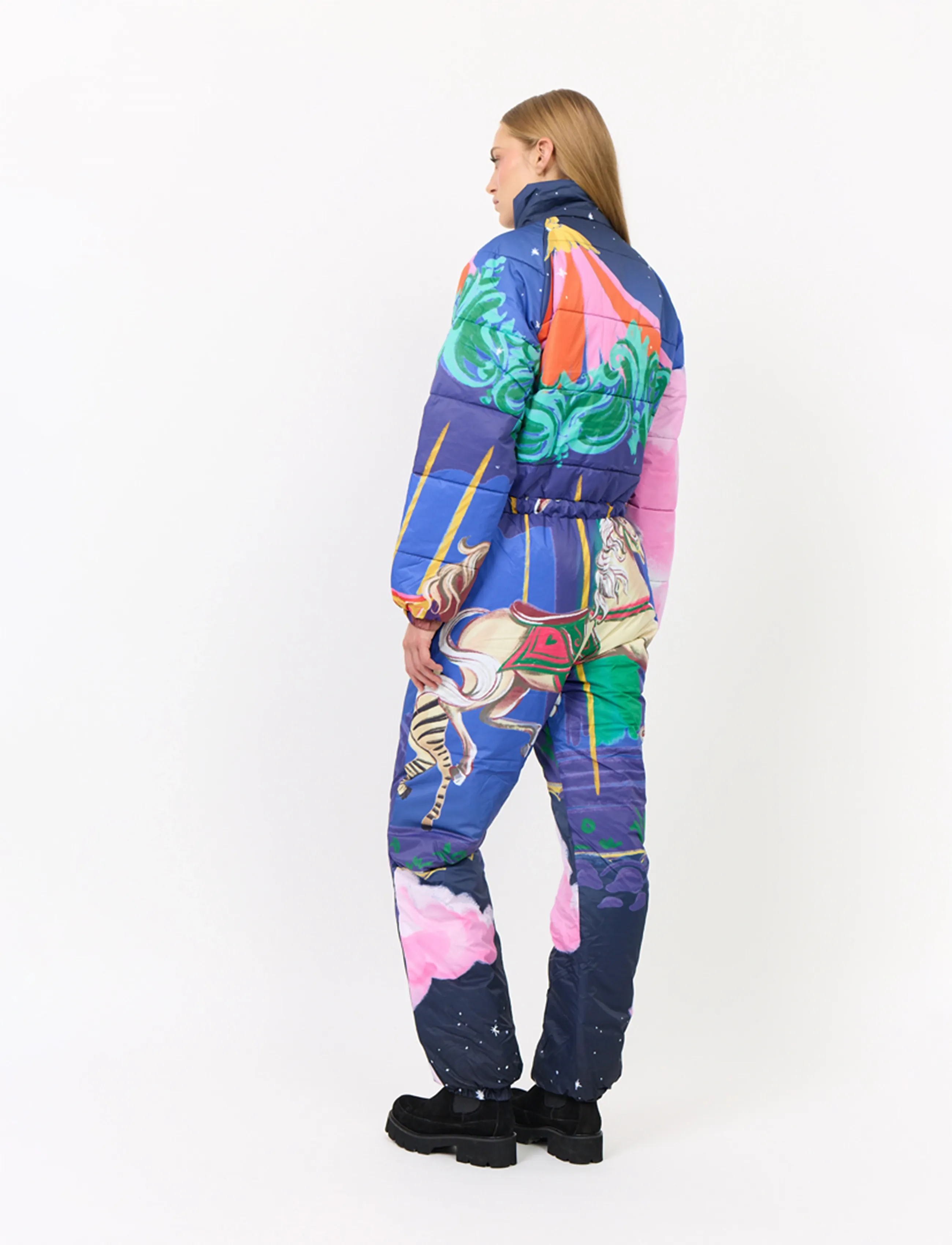 Hunkøn - Kiwi Snowsuit - steppjacken - dream fairground art print - 5