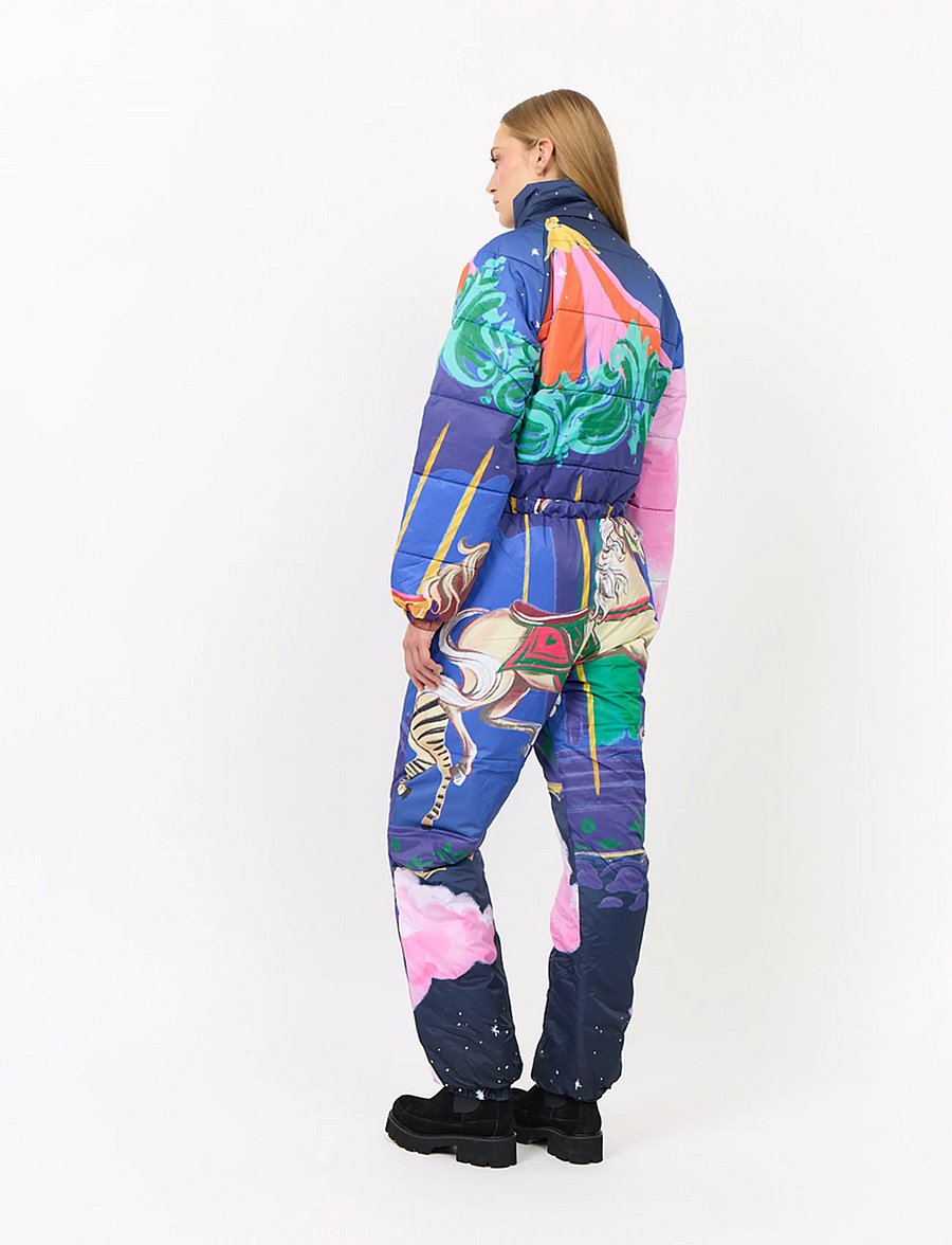 Hunkøn - Kiwi Snowsuit - steppjacken - dream fairground art print - 5