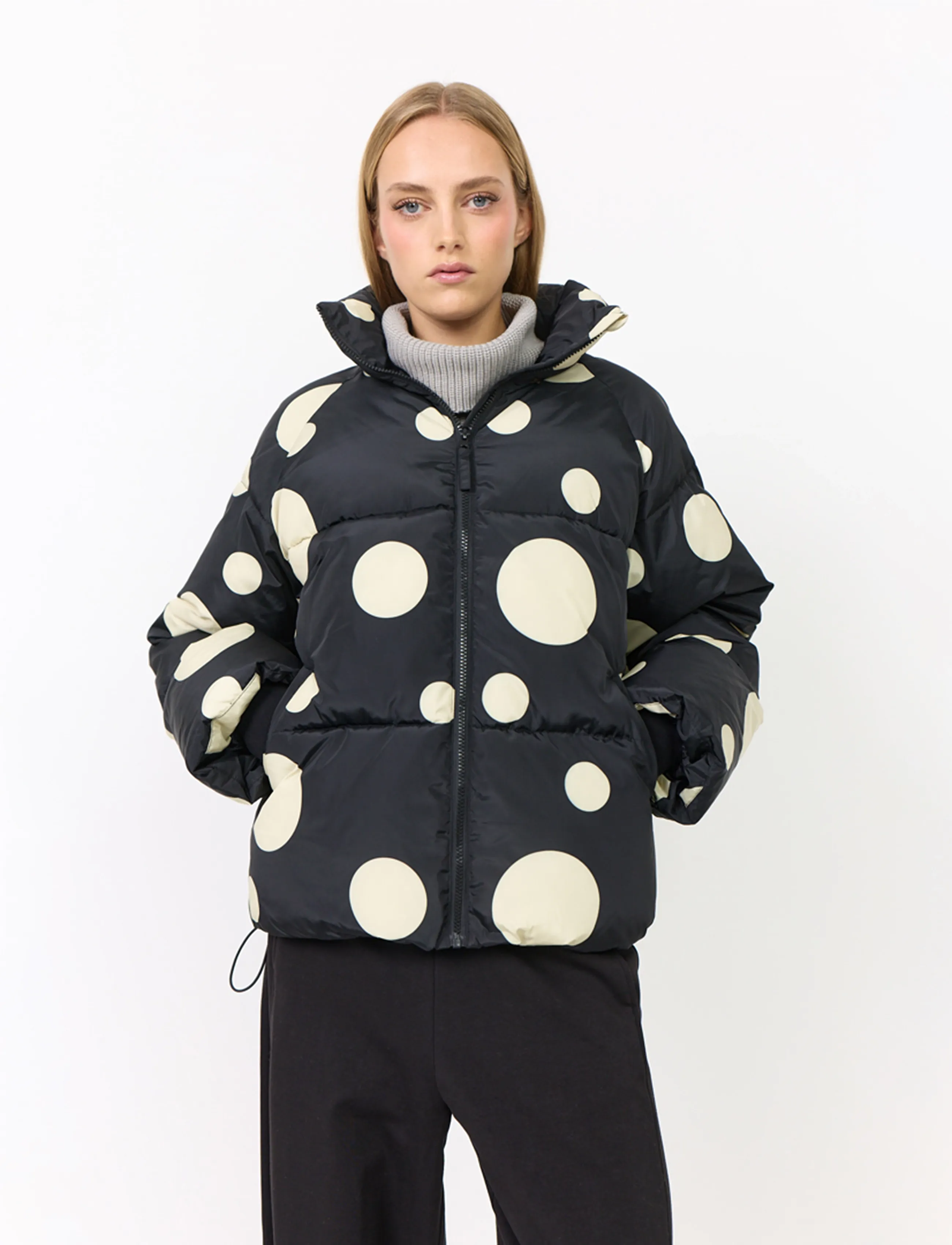 Hunkøn Arabella Bomberjacket - Tøj - BLACK / black