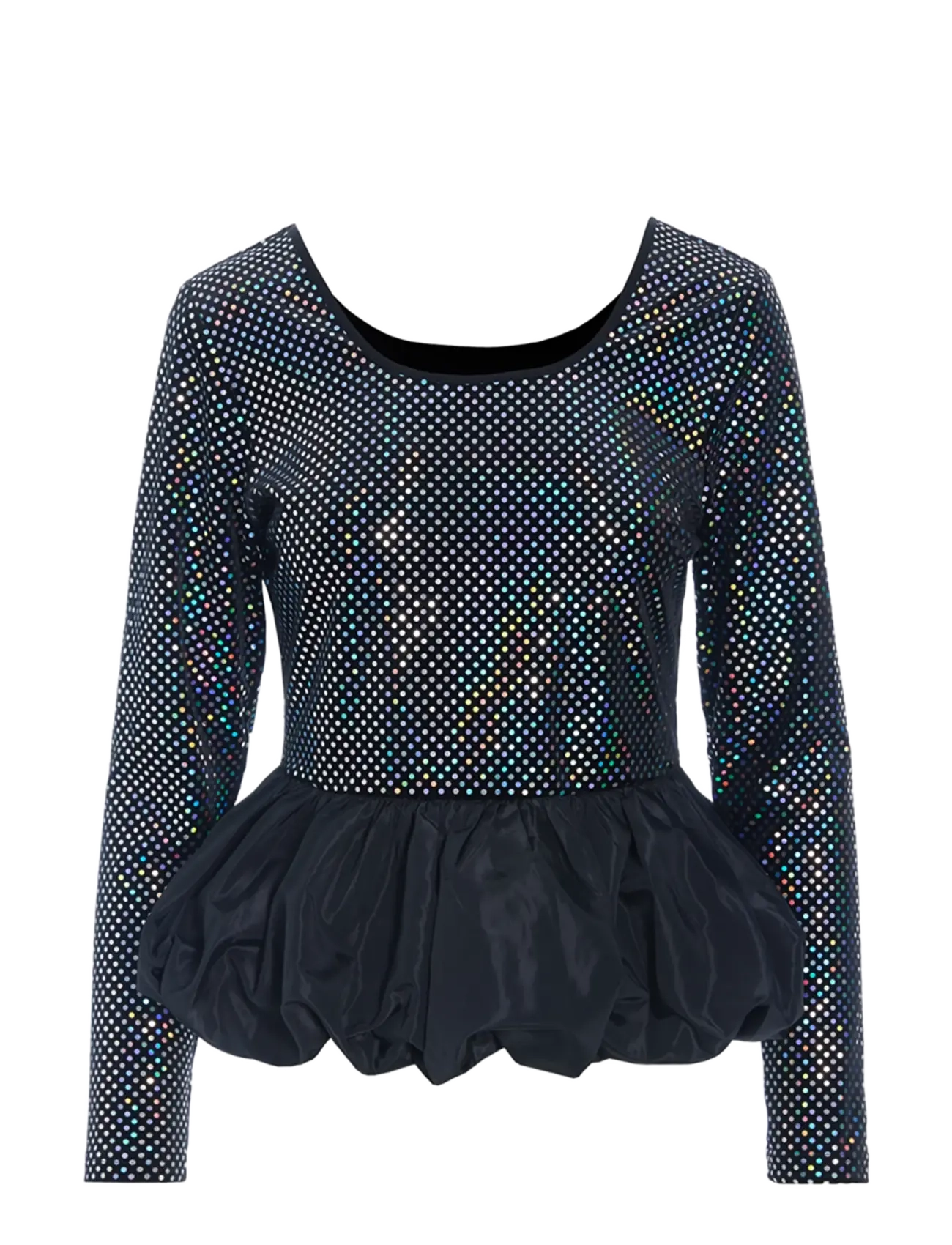 Hunkøn - Daisy Blouse - black disco - 1