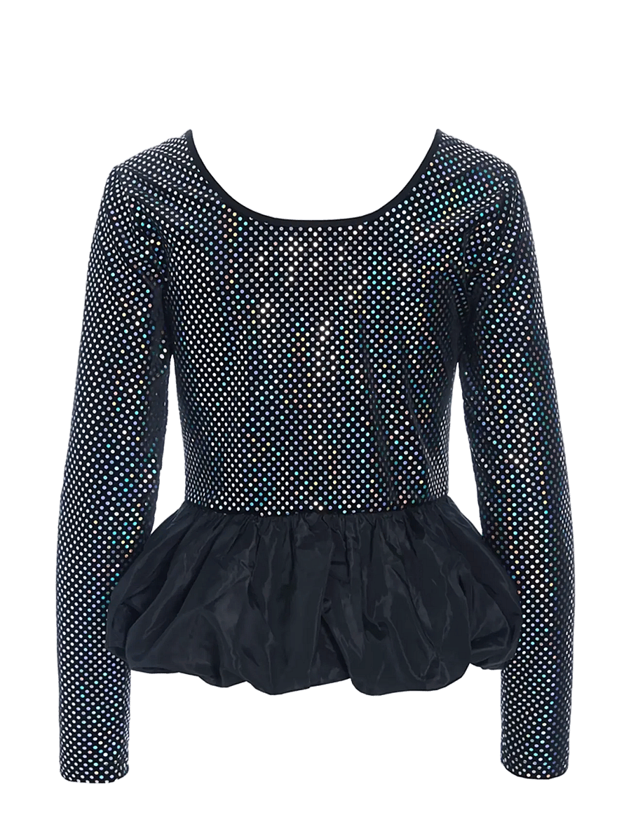Hunkøn - Daisy Blouse - black disco - 2