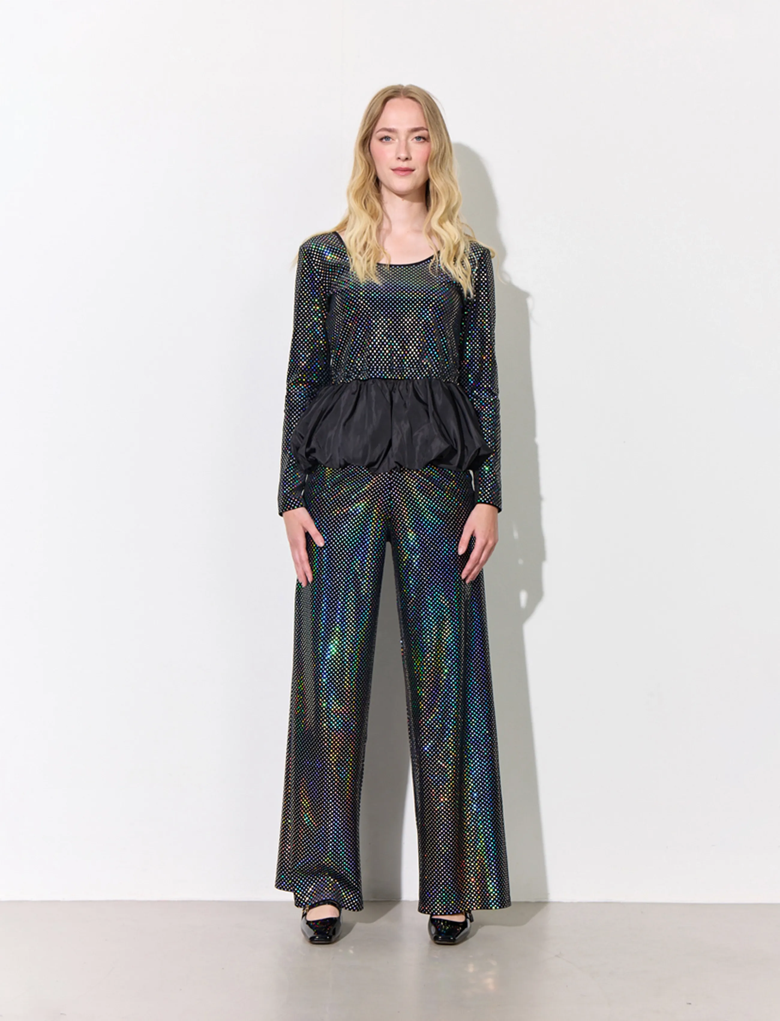 Hunkøn Daisy Trousers - Hunkøn - BLACK DISCO / black